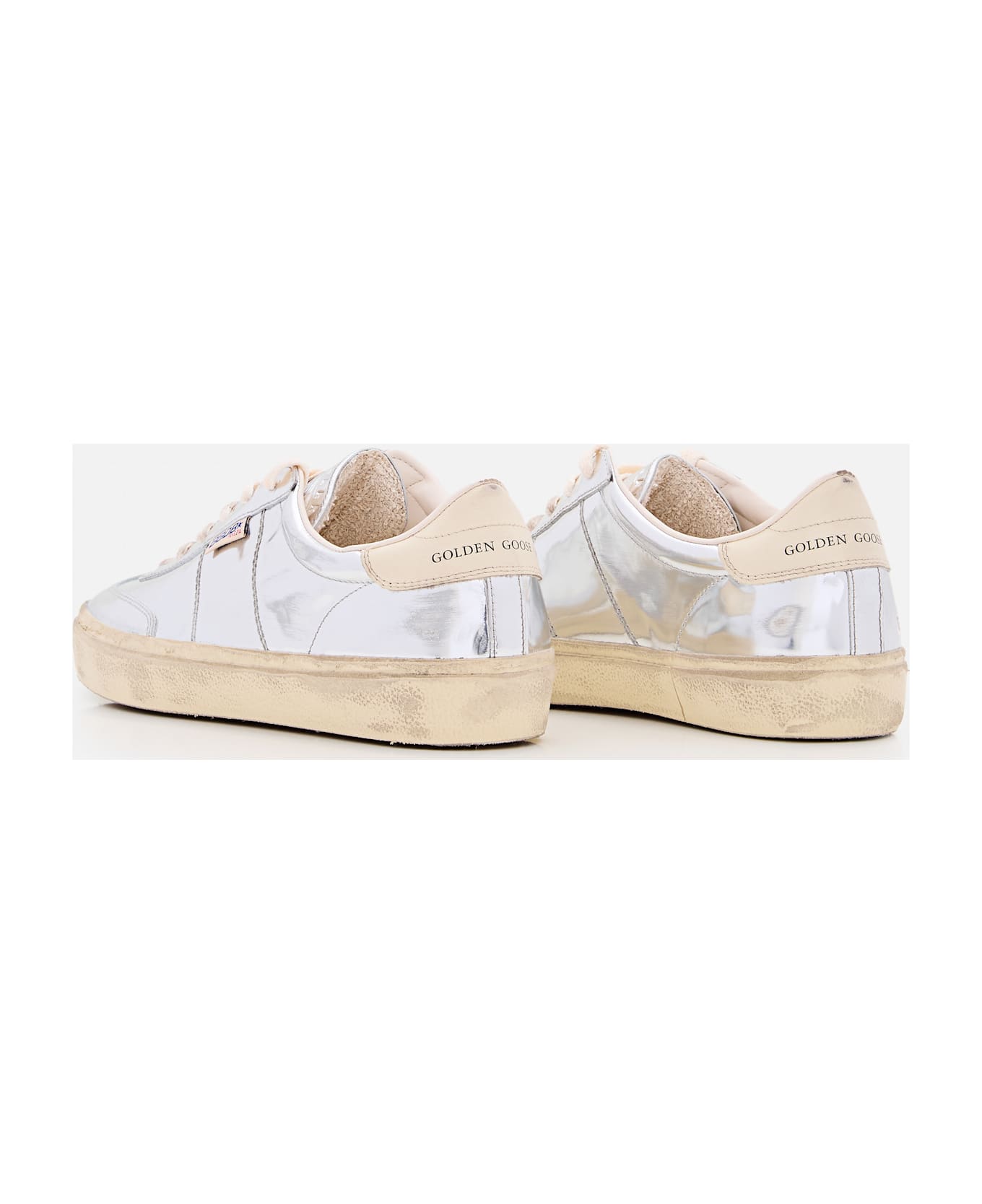 Golden Goose Soul-star Sneakers - Silver