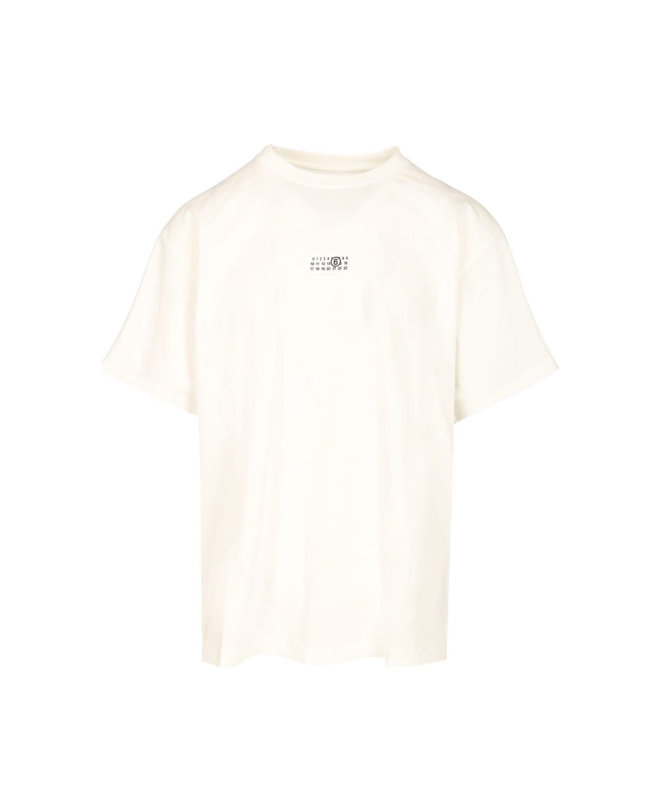 MM6 Maison Margiela Cotton T-shirt - off white