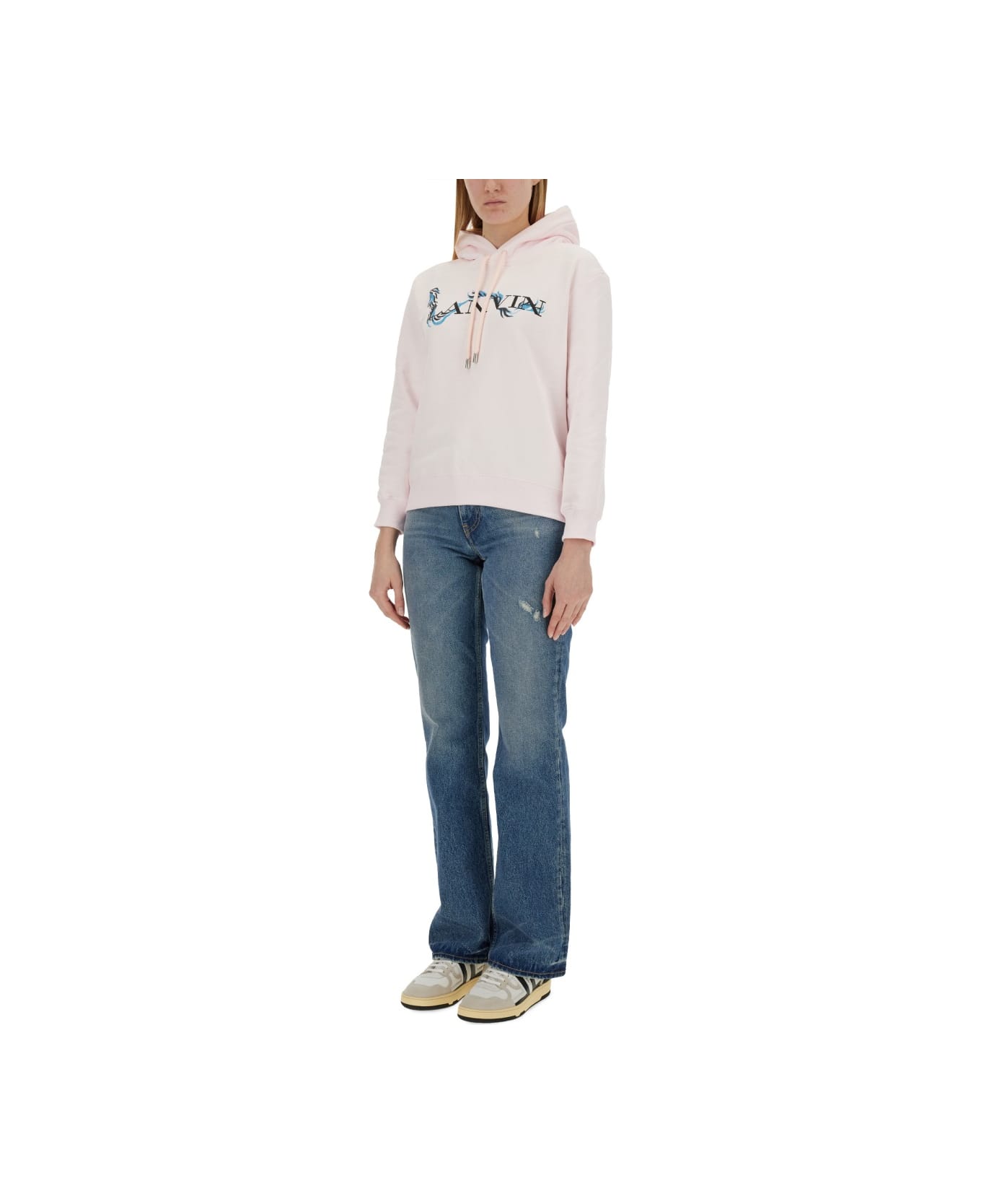 Lanvin Sweatshirt With Print - PINK フリース