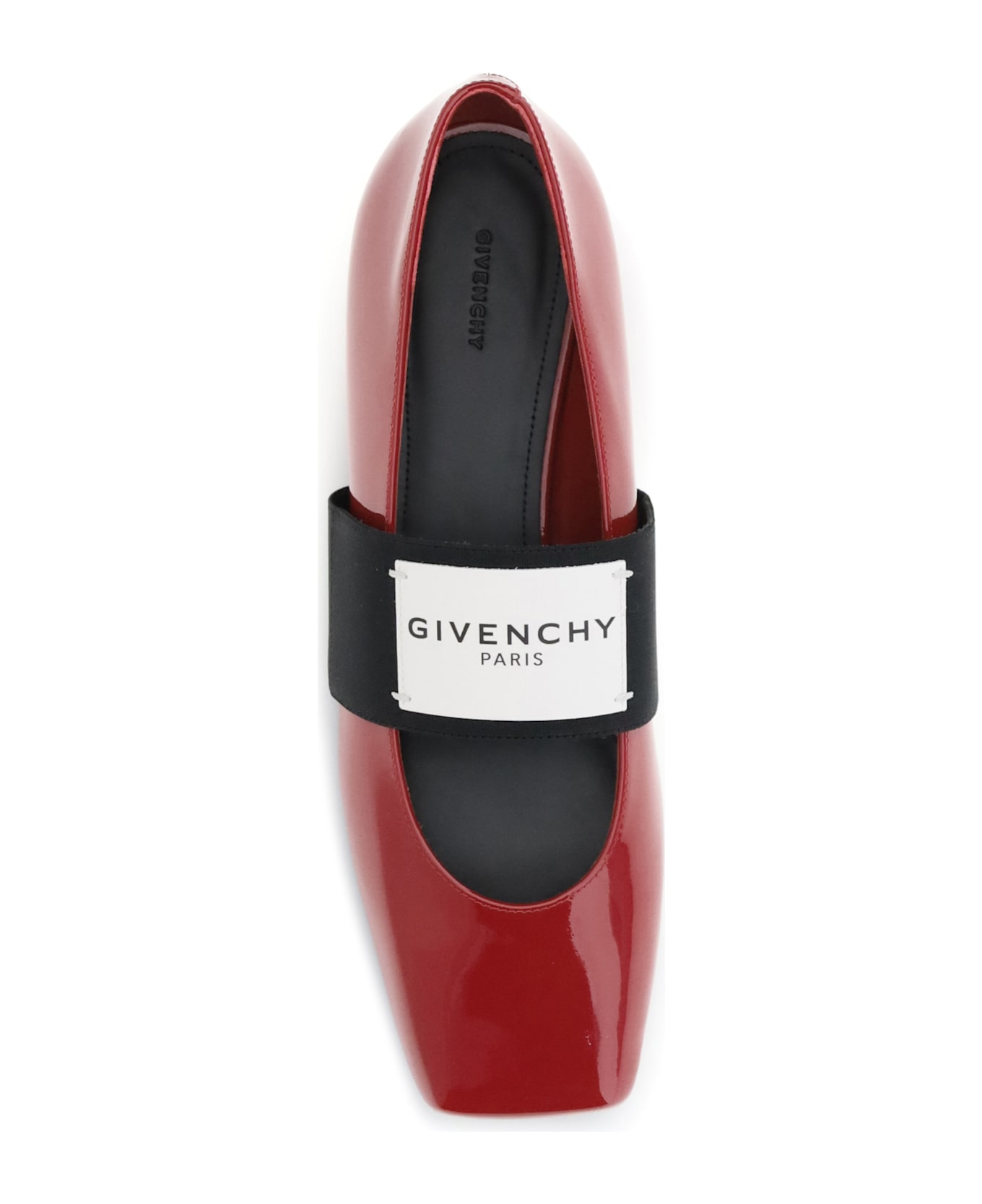 Givenchy Patent-leather Squared Ballerinas