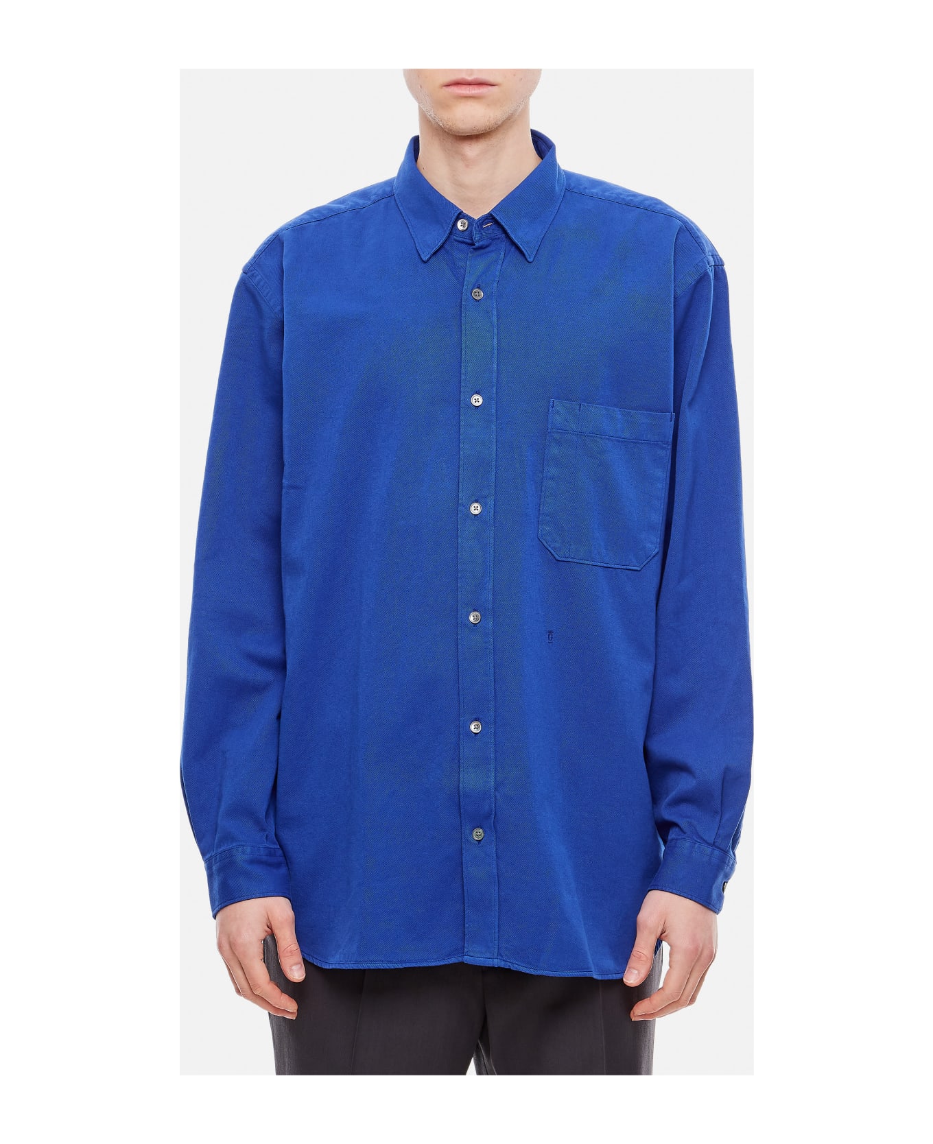 Closed Formal Army Shirt - Clear Blue