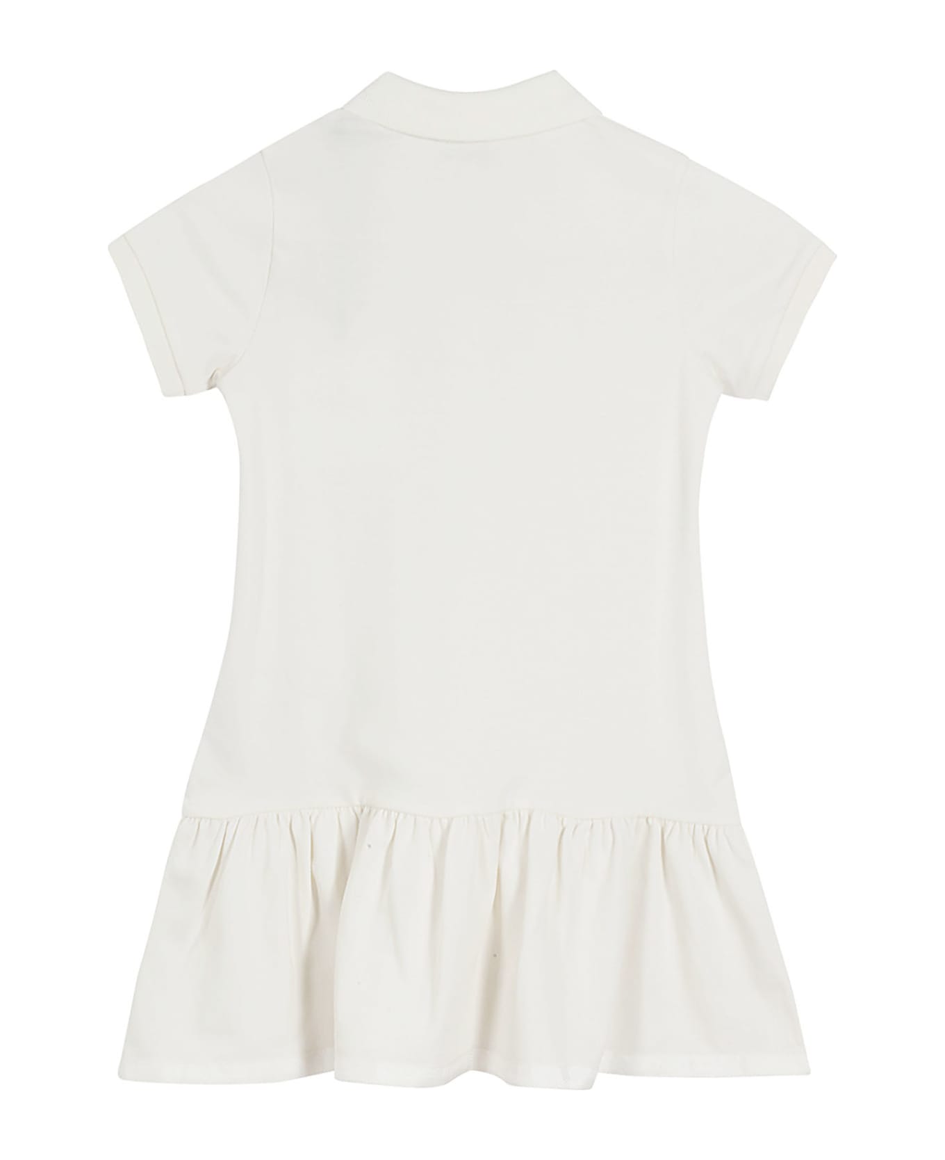Moncler Dress Polo Neck - Bianco