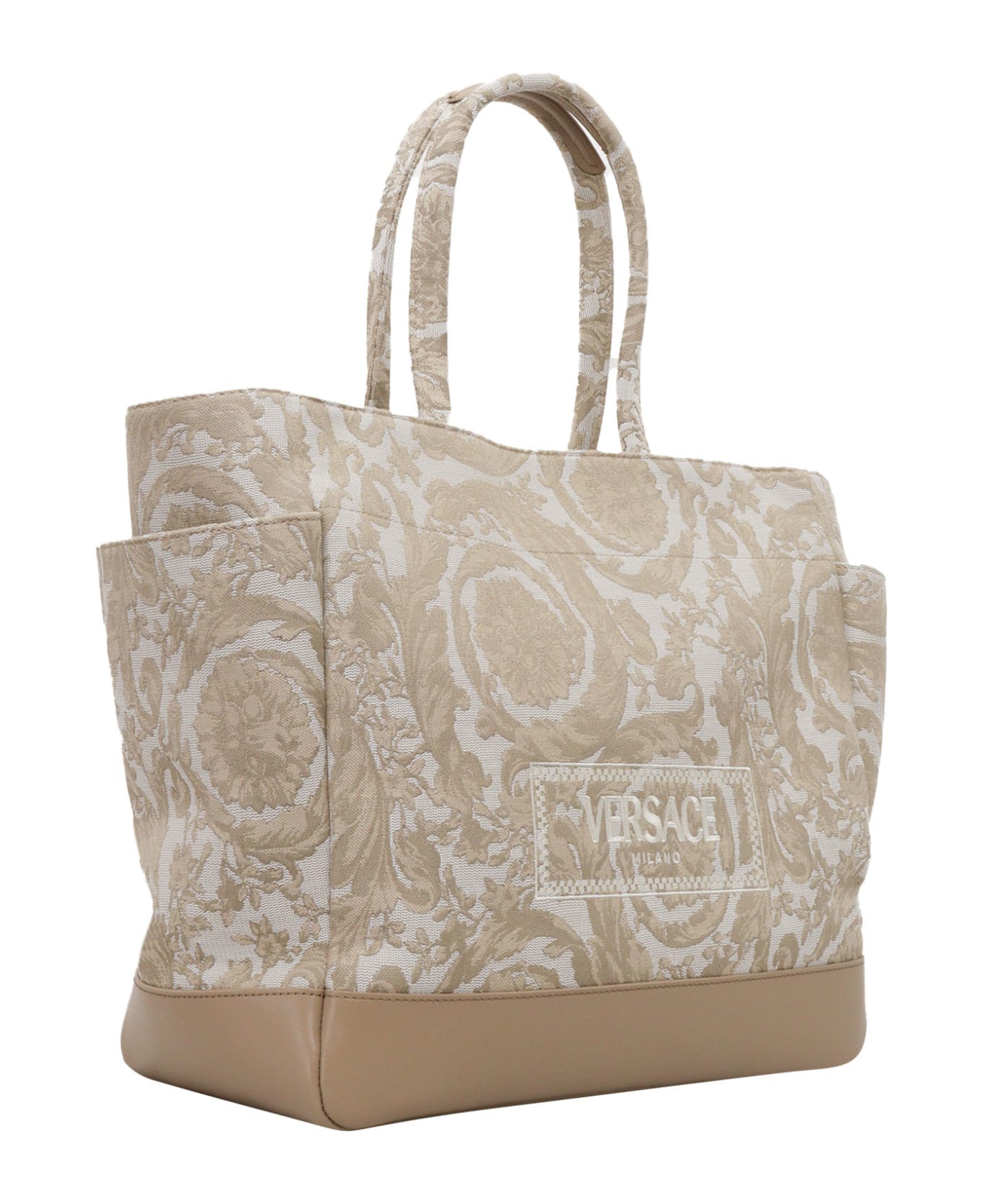 Versace Mum Tote Bag - BEIGE