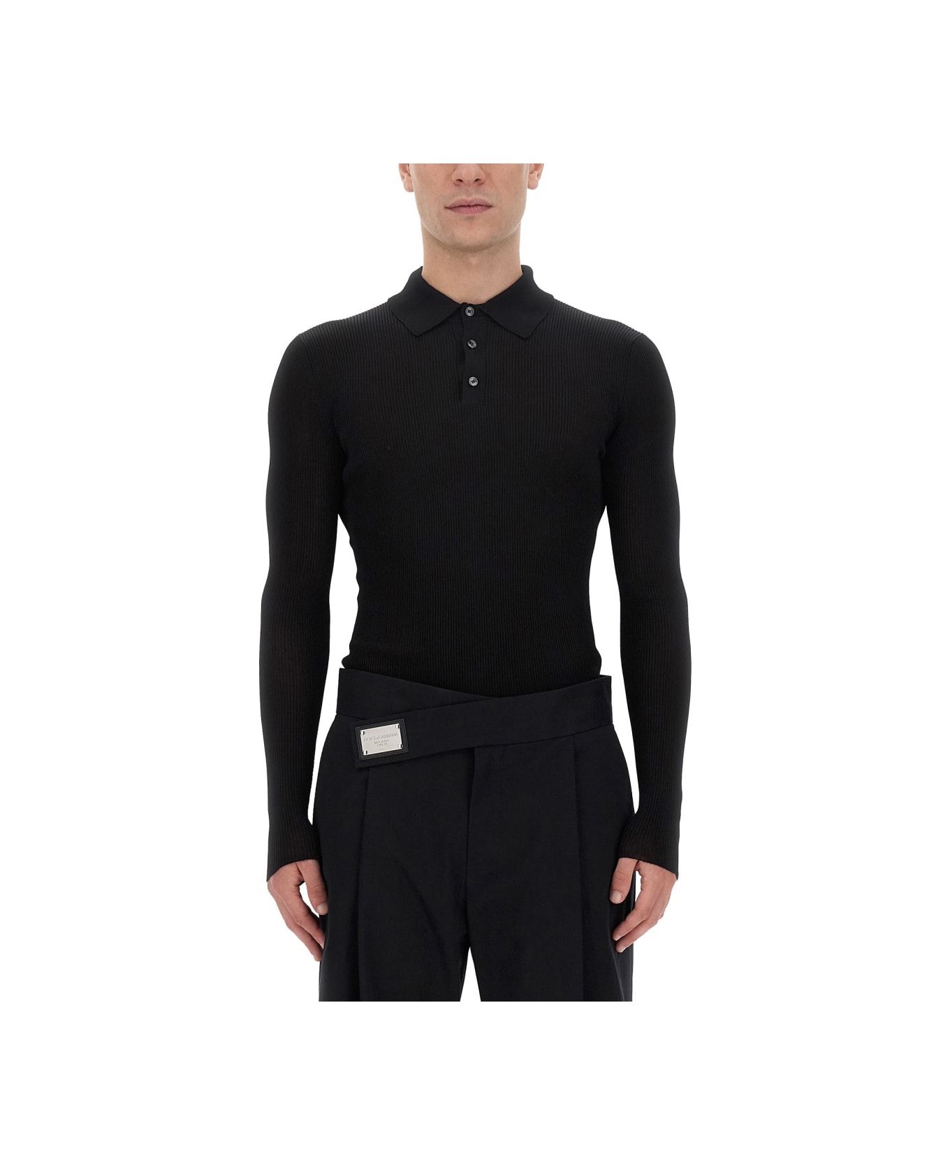 Dolce & Gabbana Polo Shirt. - BLACK ポロシャツ