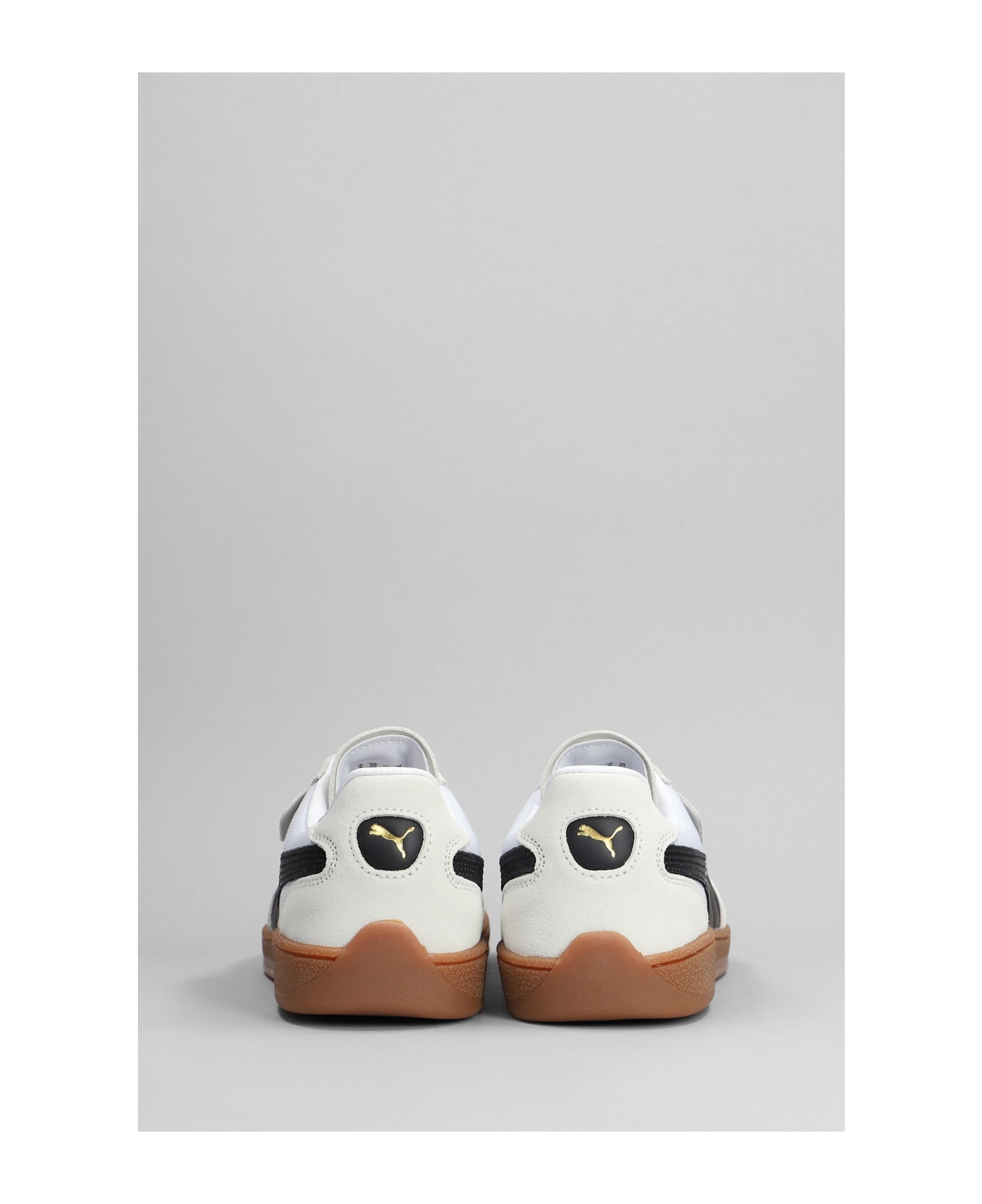 Puma Super Team Og Sneakers In White Suede And Fabric - white