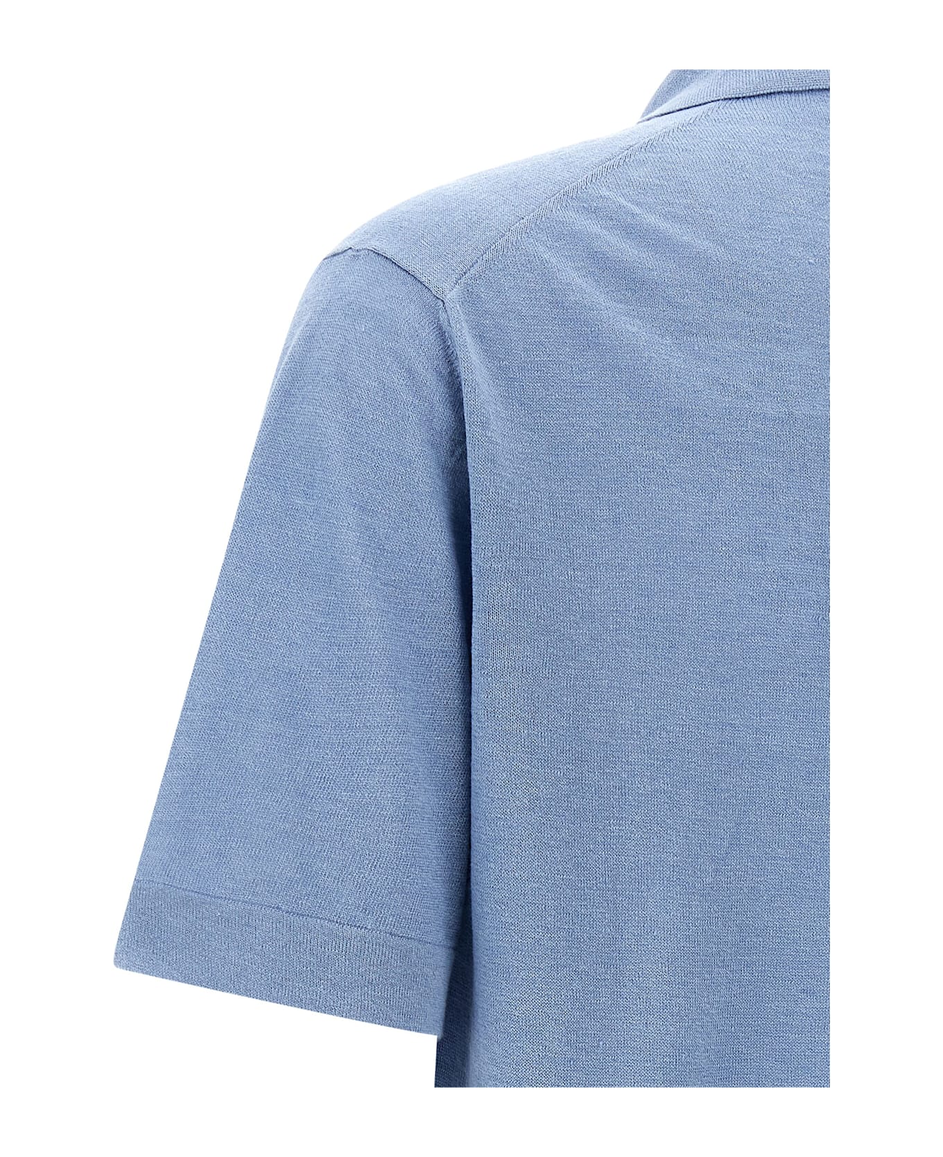 Zanone Short Sleeve Shirt - Light Blue