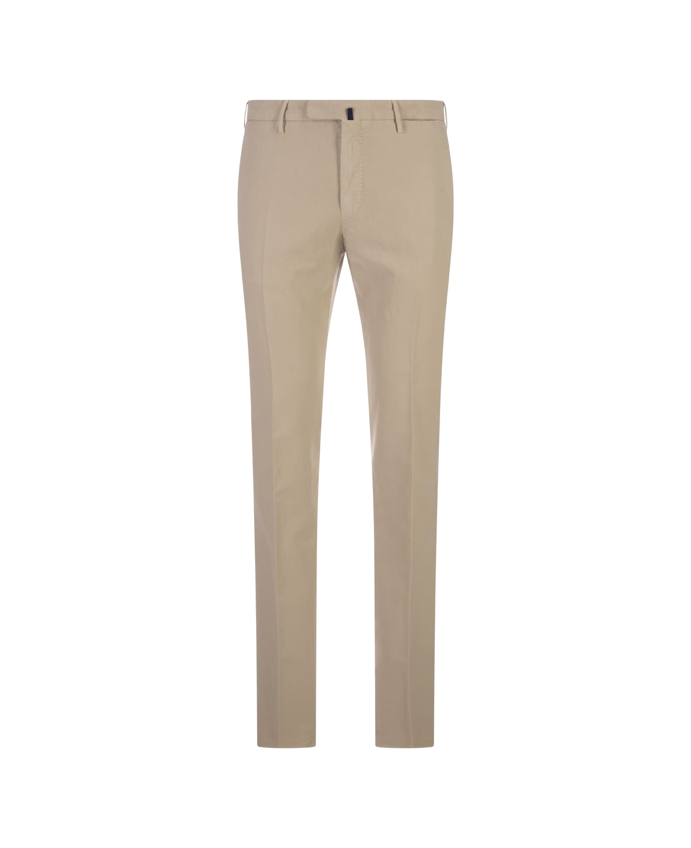 Incotex Slim Fit Trousers In Beige Certified Doeskin - Brown