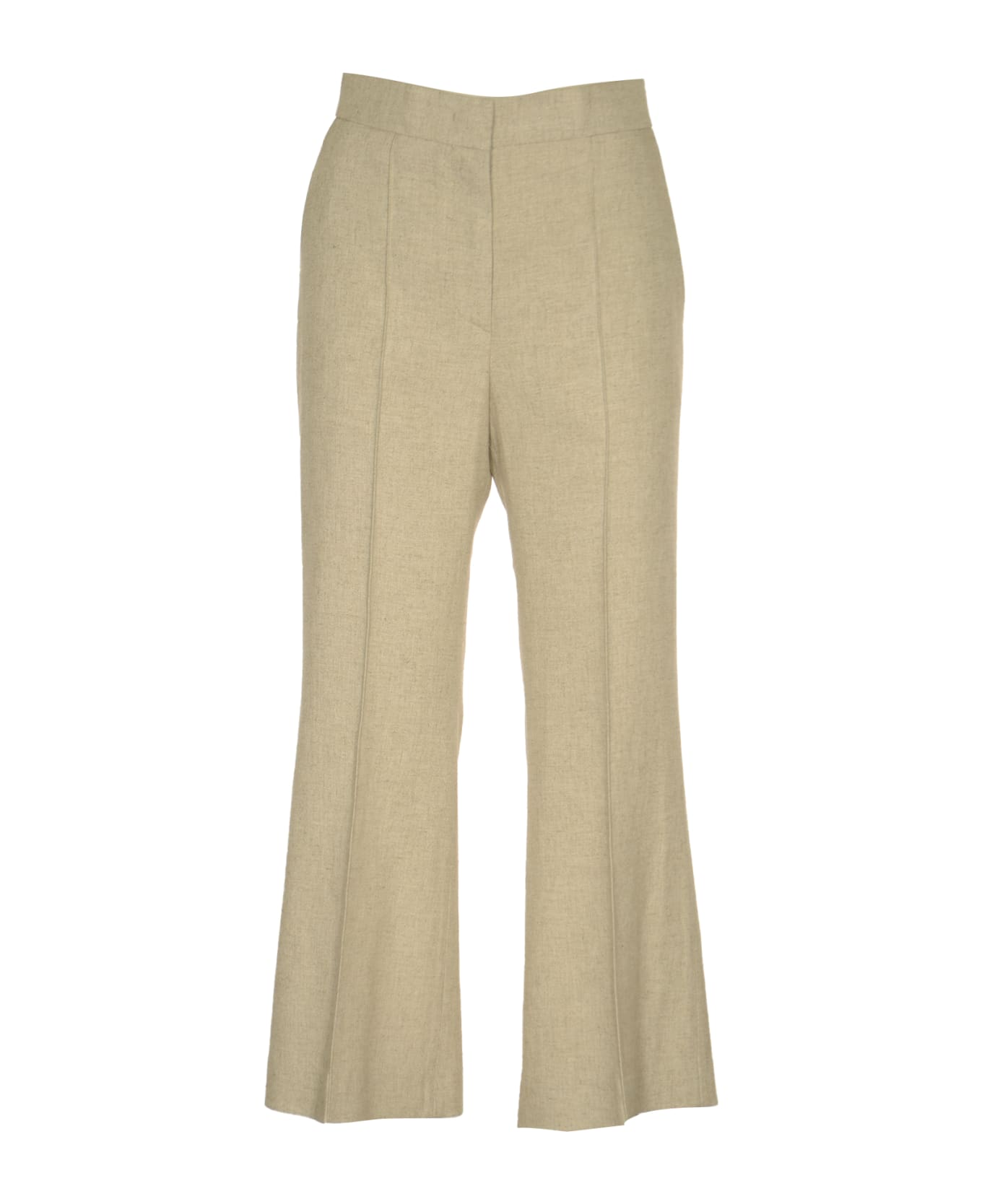 MSGM Classic Concealed Trousers - Beige ボトムス