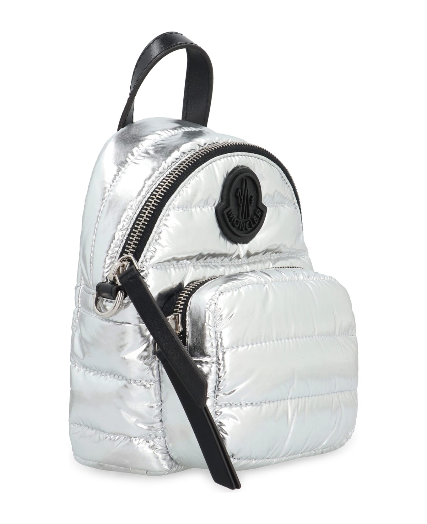 Moncler Kilia Fabric Shoulder Bag - Silver
