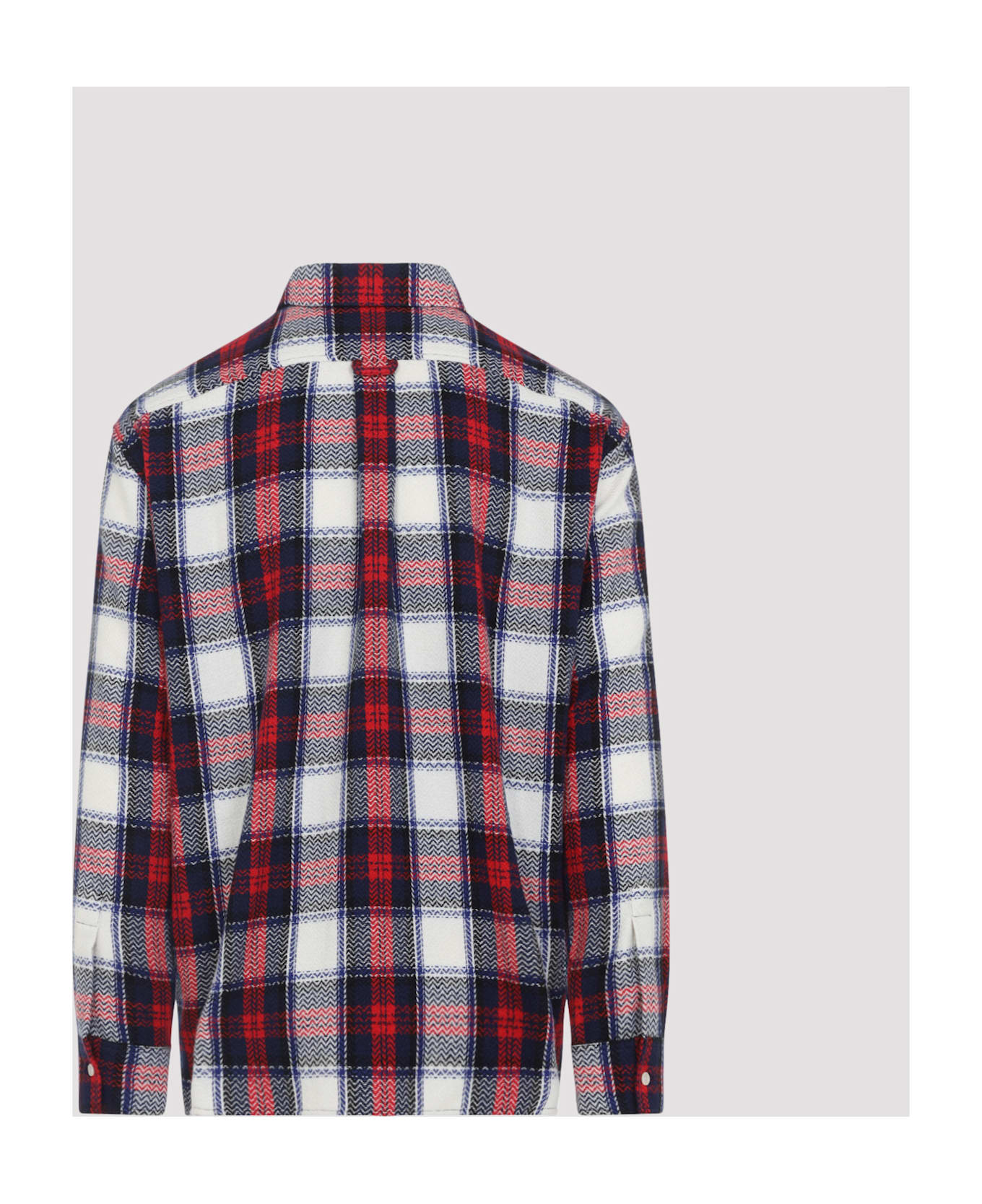 Celine Cashmere Overshirt - Er Black Red White