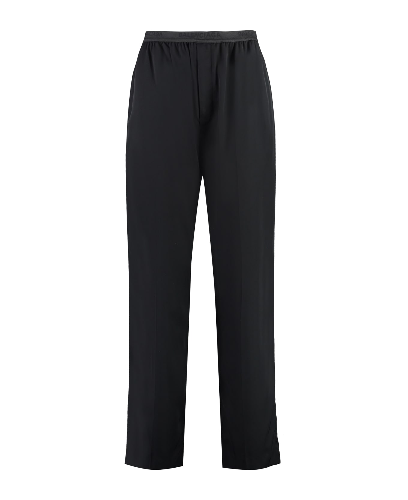 Balenciaga Elasticated Waist Trousers - black