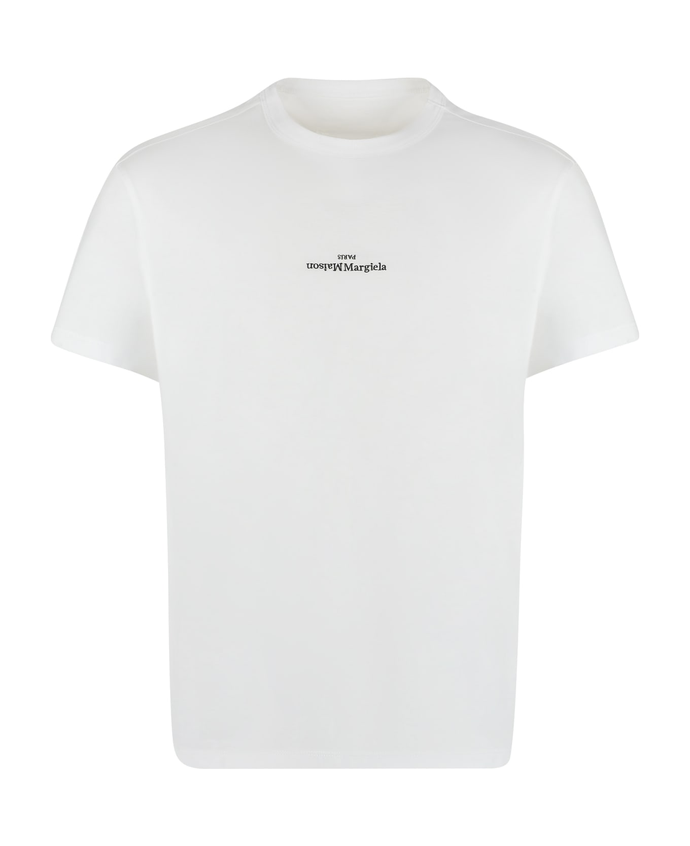 Maison Margiela Logo Cotton T-shirt - WHITE