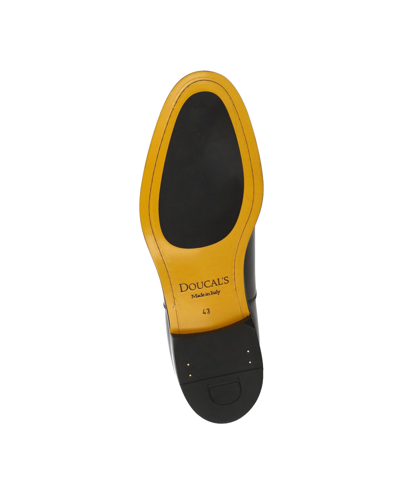 Doucal
s Smooth Leather Lace-up Shoes - Black