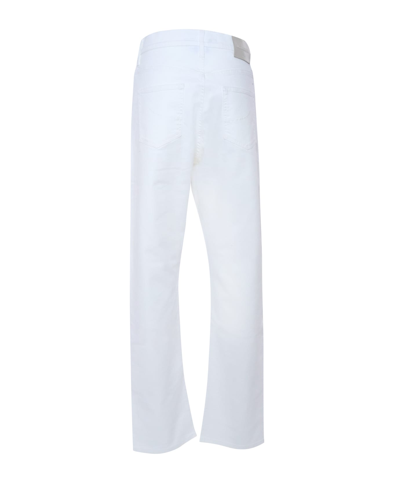 Jacob Cohen White 5 Pocket Jeans - WHITE