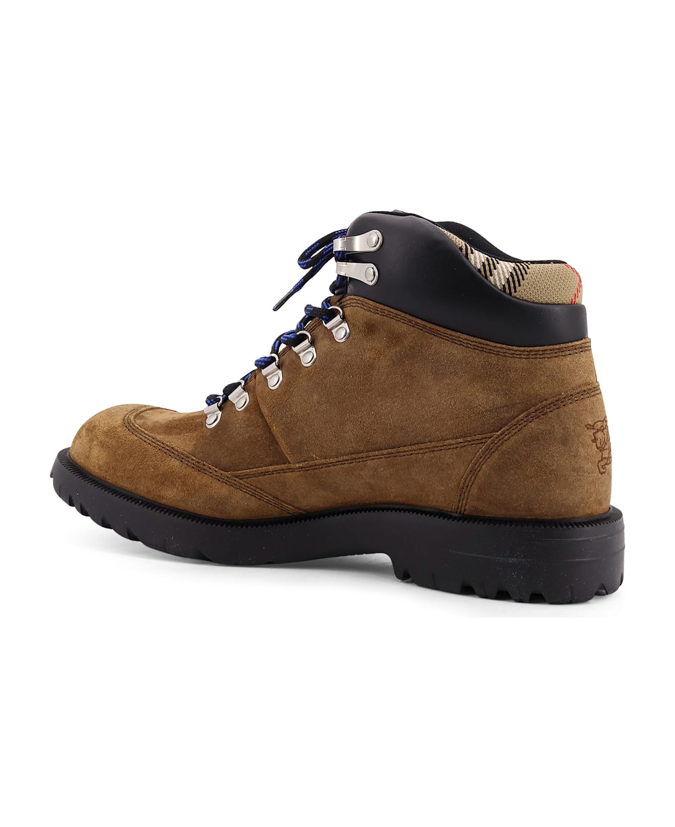 Burberry Moor High Leather Ankle Boots - JUTE
