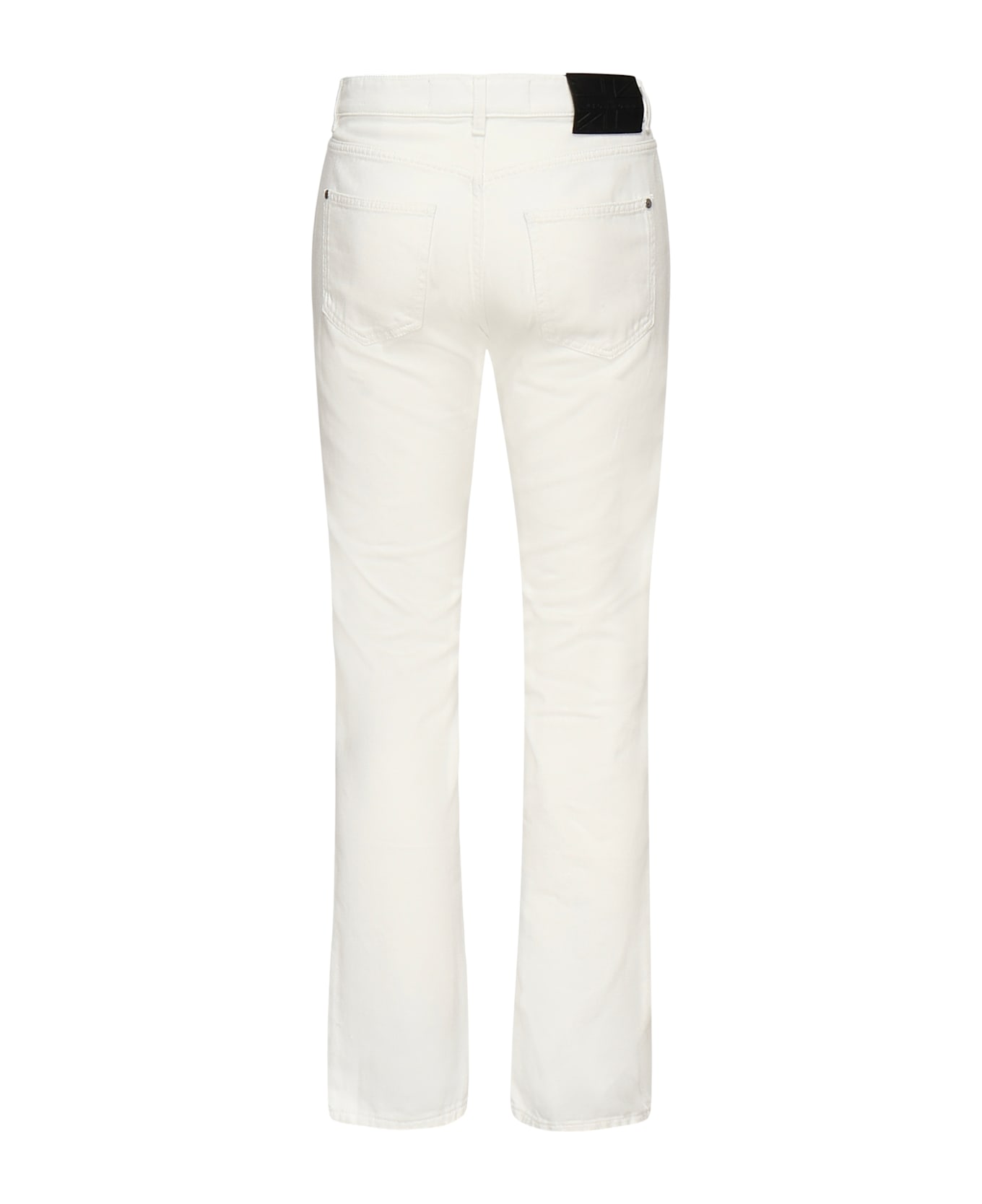 John Richmond Enoma Jeans With Front Rips - Offwhite