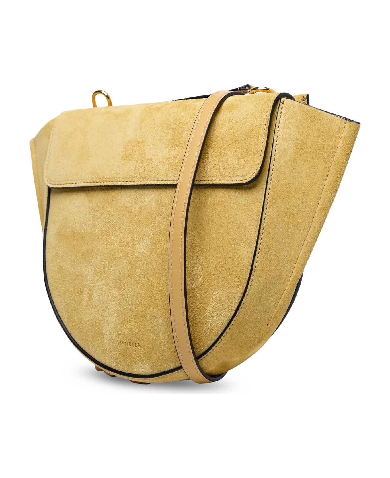 Wandler Mini 'hortensia' Sand Calf Leather Bag - Beige