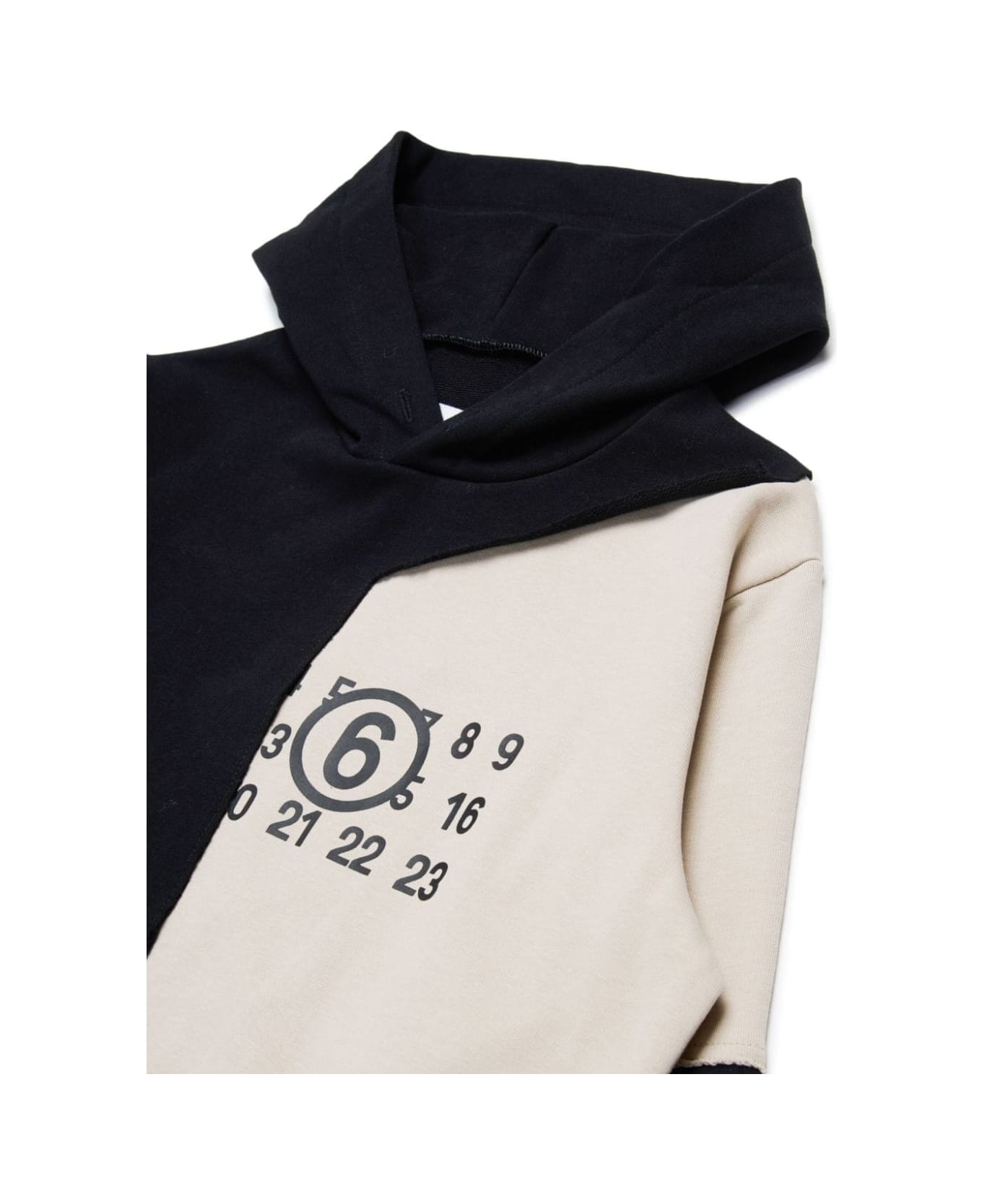 MM6 Maison Margiela Sweatshirt With Logo - Black