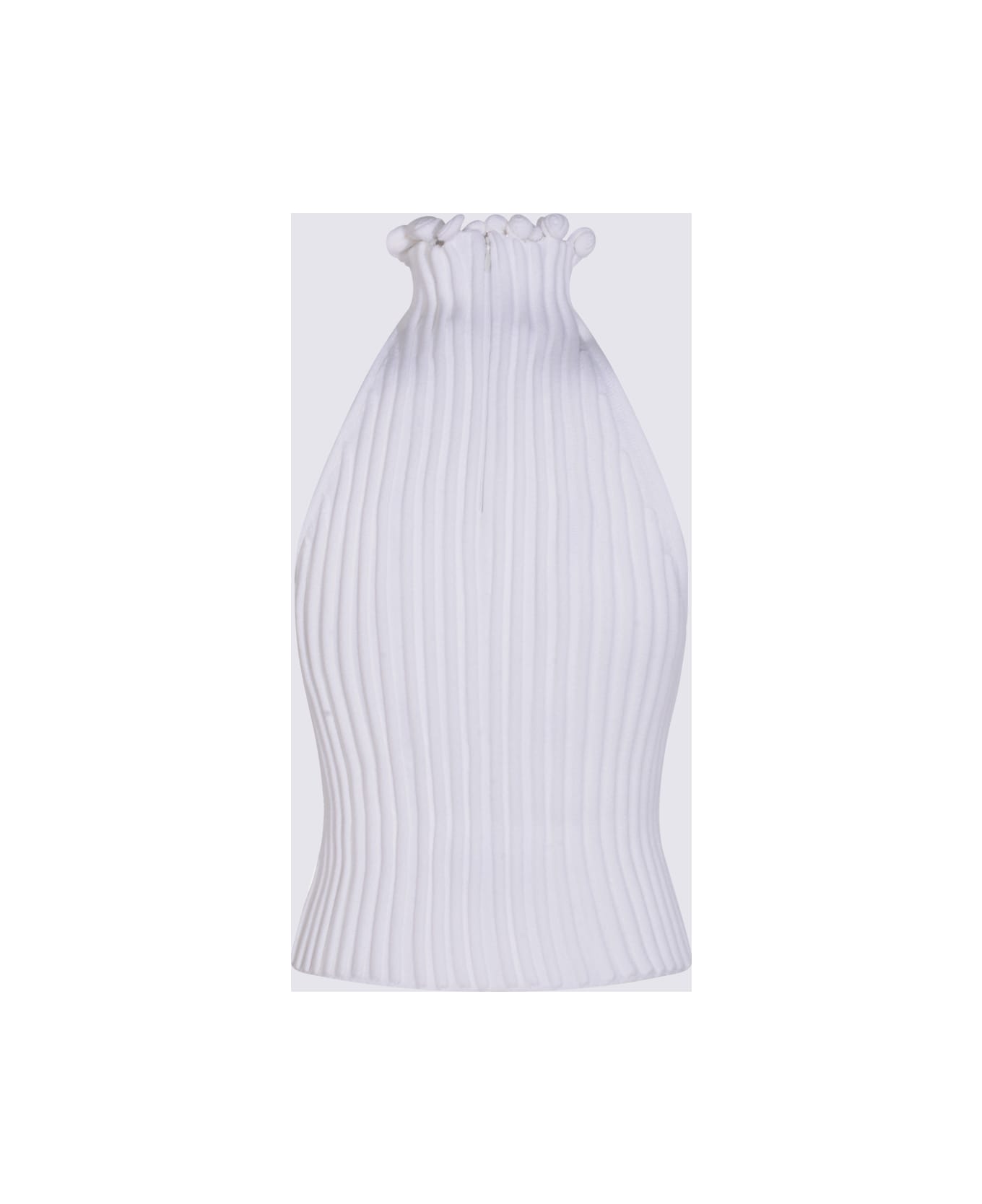 Alaia White Viscose Top - White
