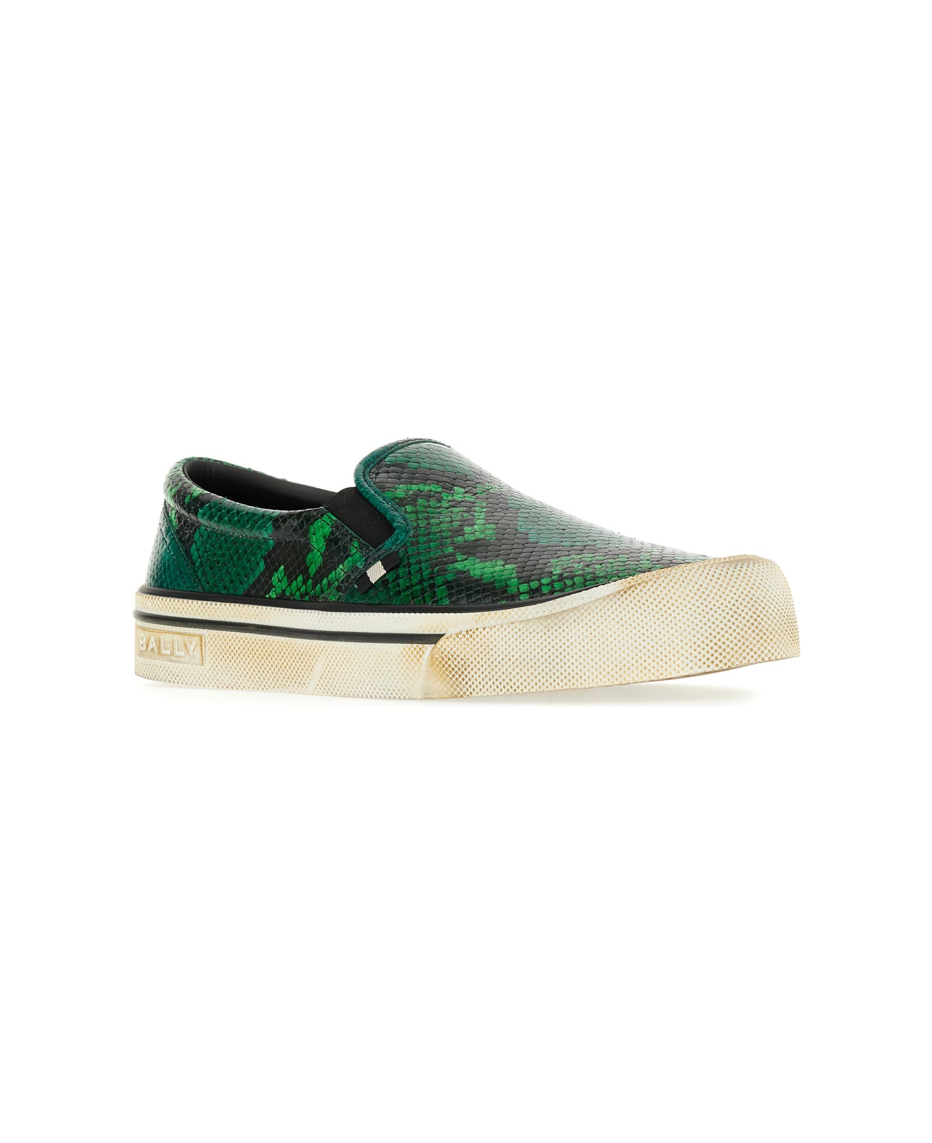 Bally Printed Nappa Slip Ons - I642