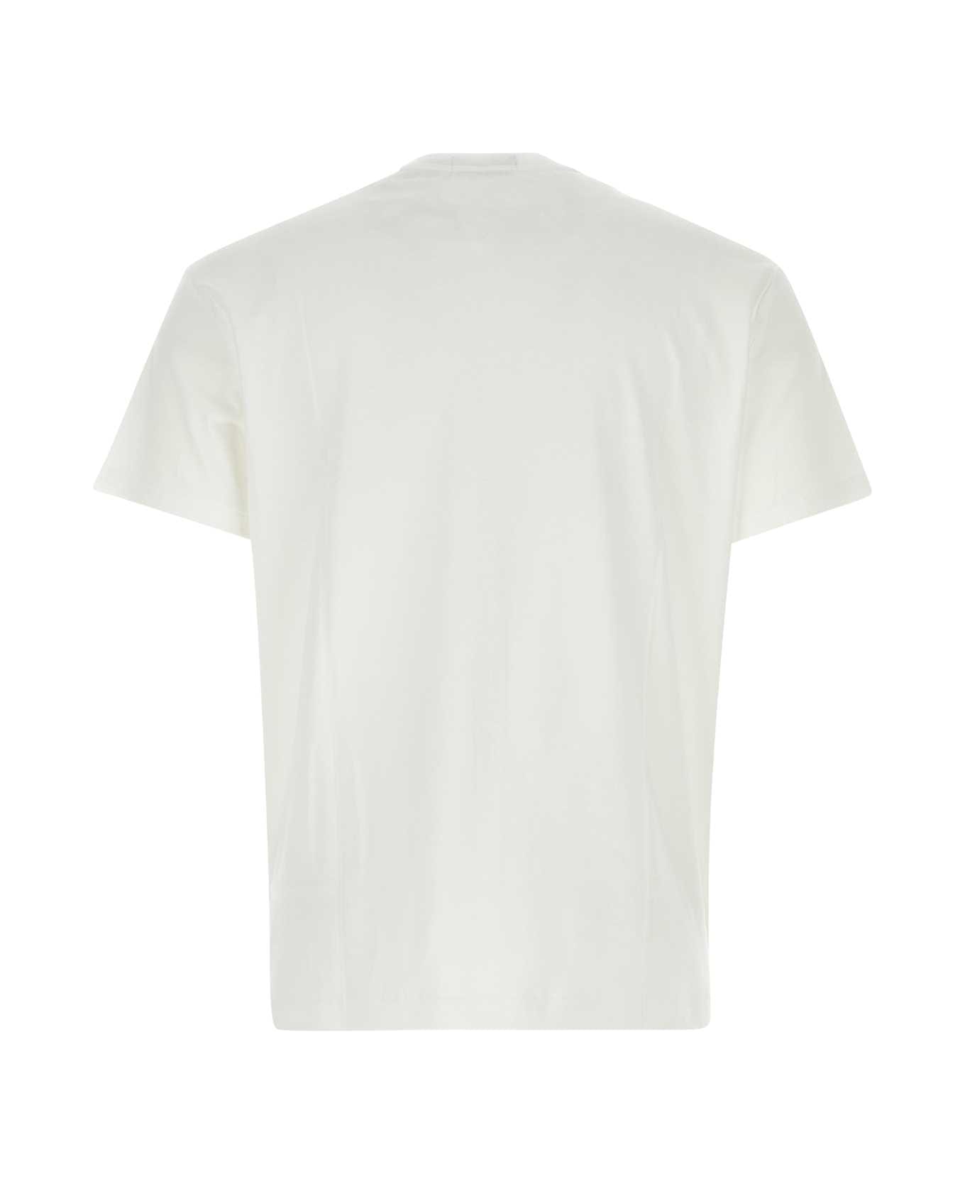 Polo Ralph Lauren White Cotton T-shirt - WHITE