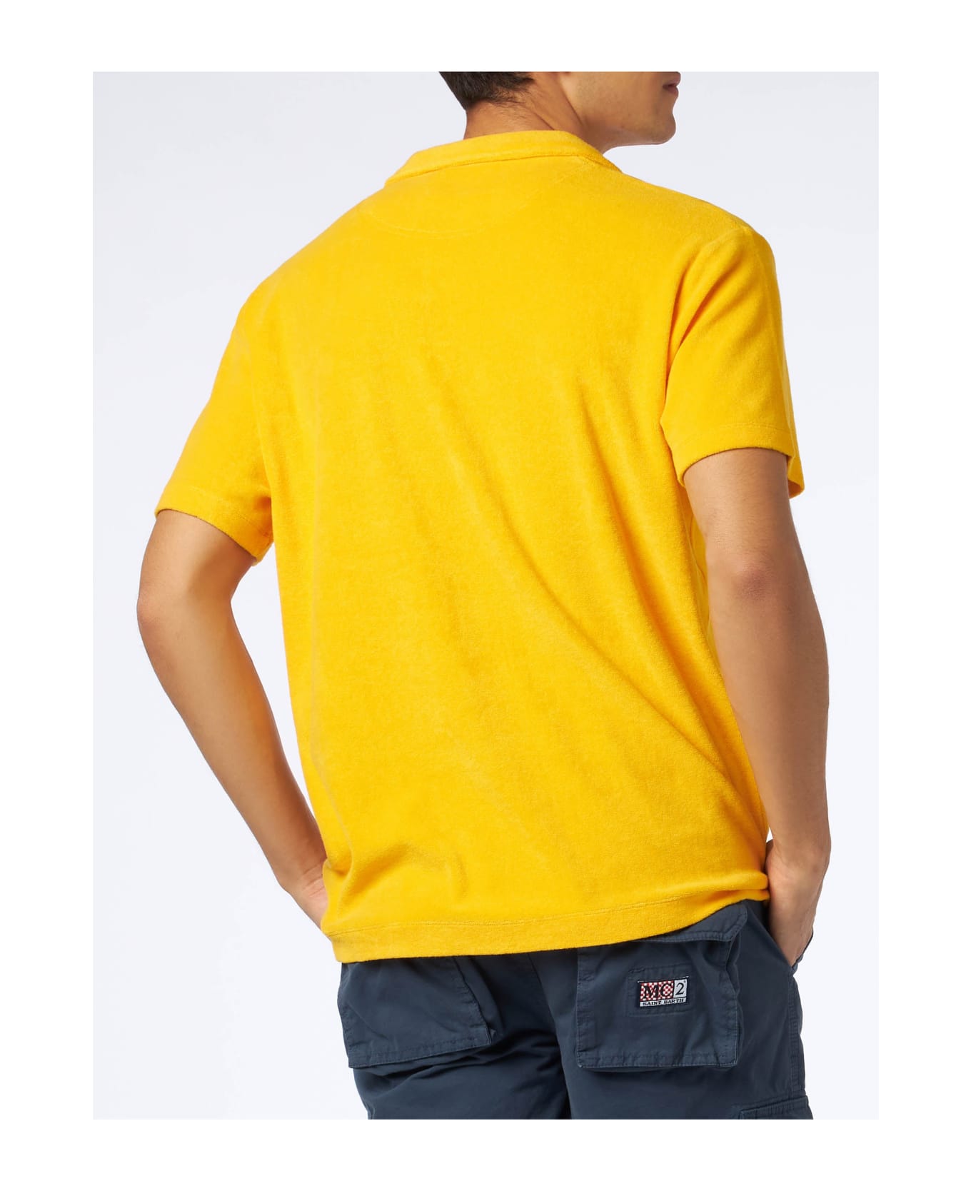 MC2 Saint Barth Man Terry Yellow Polo