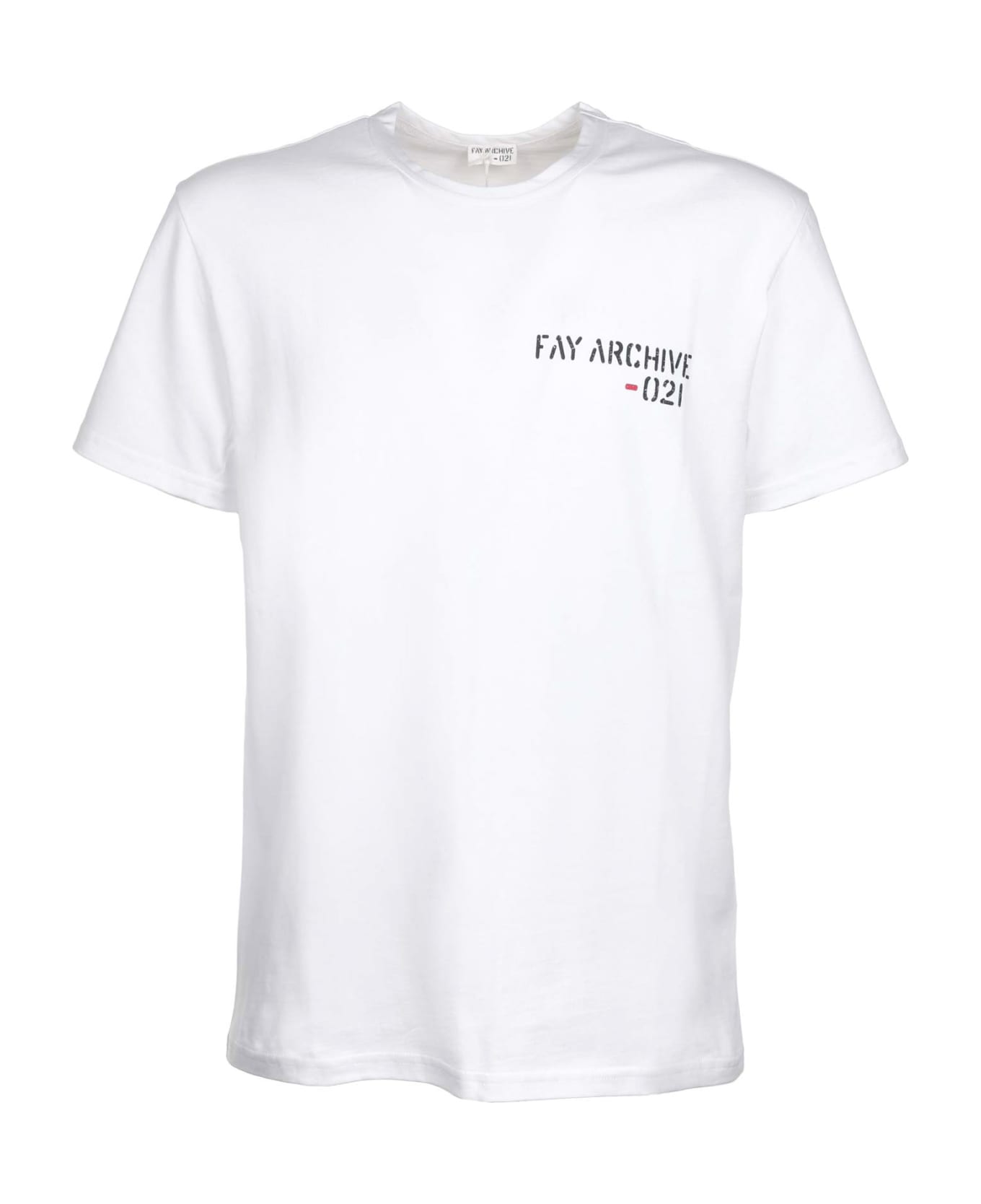 Fay Archive T-shirt - BIANCO