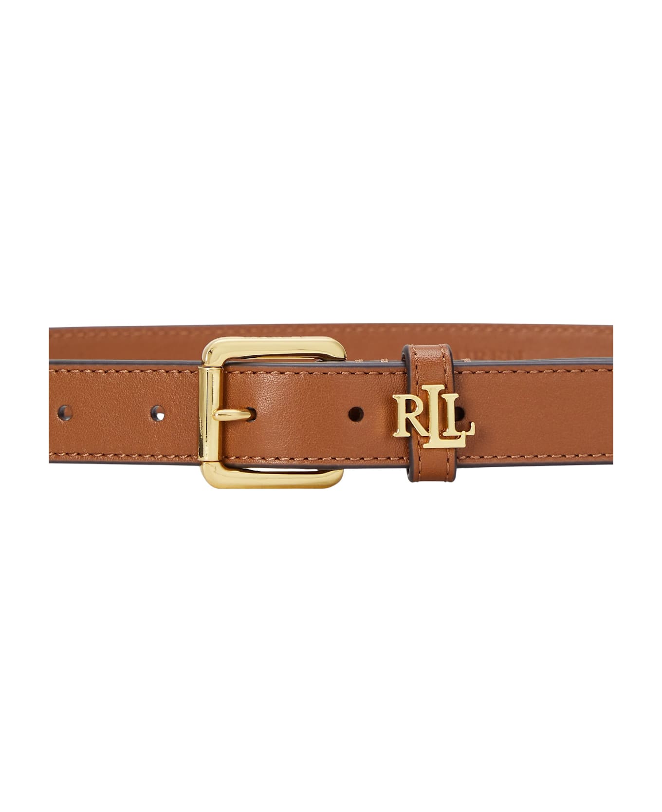 Ralph Lauren Lgo Kpper 25 Belt Skinny - Lauren Tan