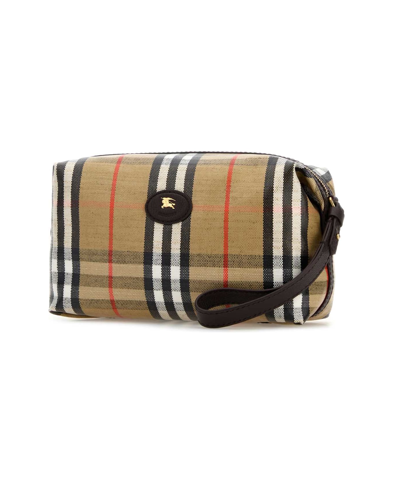 Burberry Printed Canvas Beauty Case - SANDPEAT