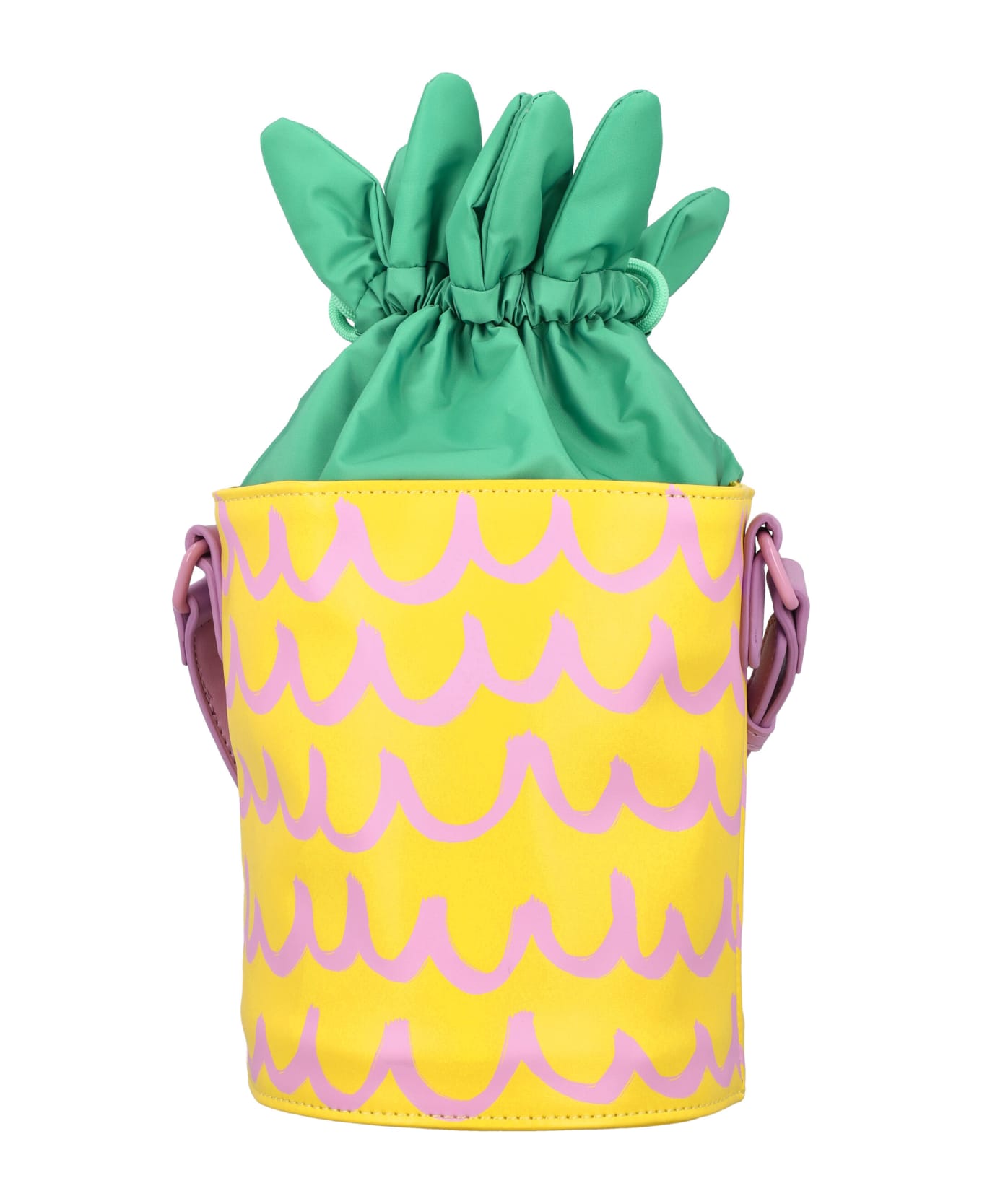 Stella McCartney Kids Pineapple Bucket Bag - YELLOW
