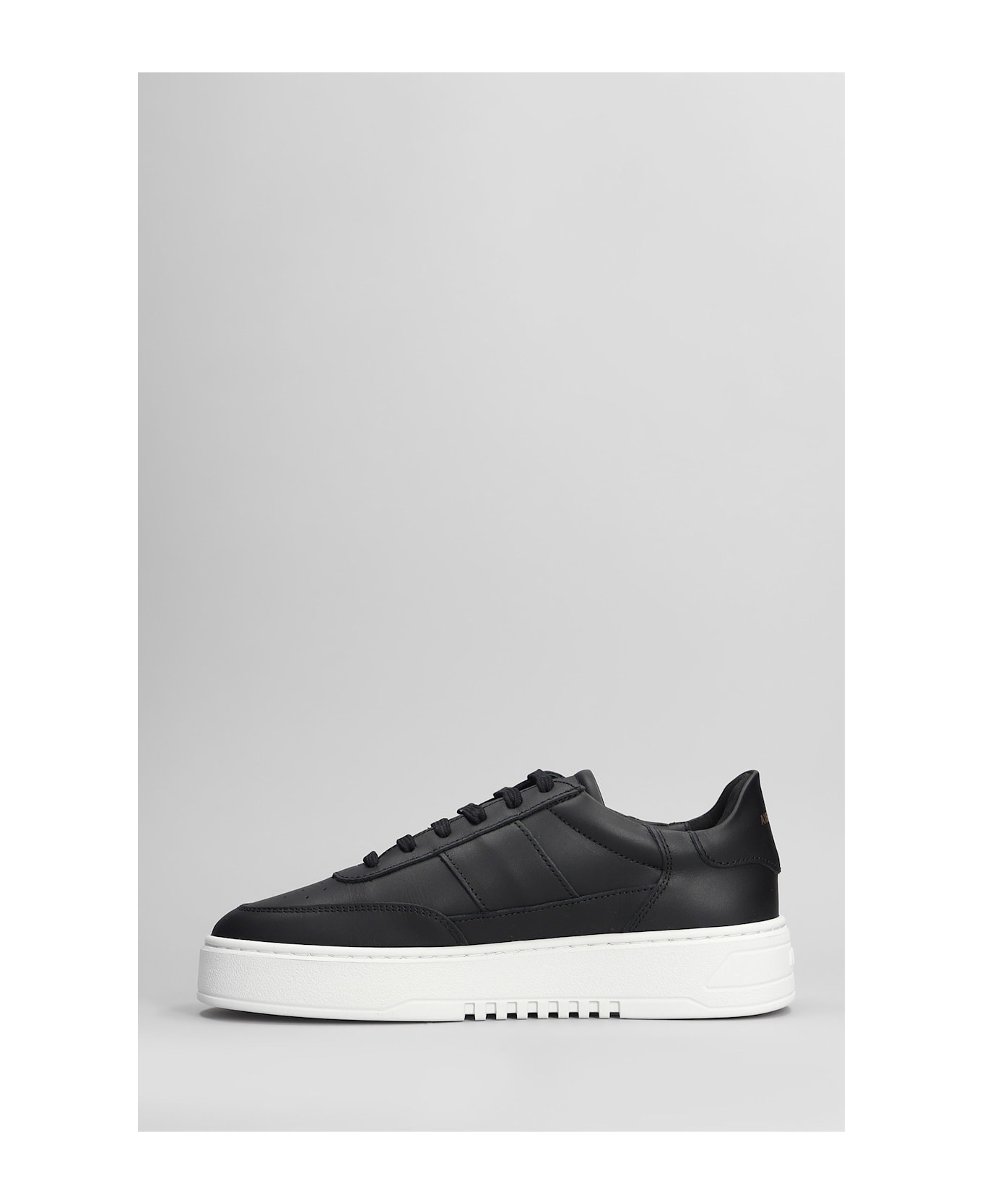 Axel Arigato Orbit Sneakers In Black Leather - black