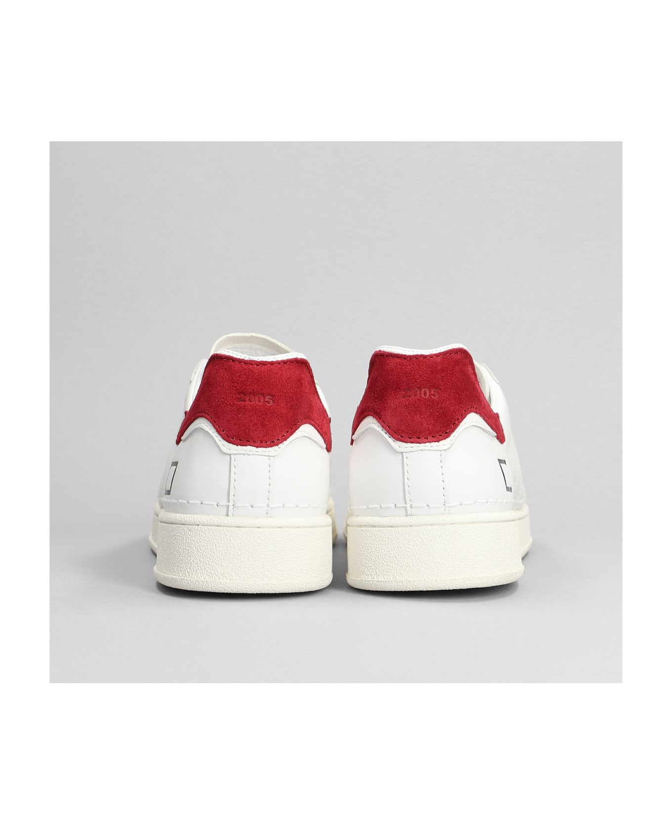 D.A.T.E. Base Sneakers In White Leather - white