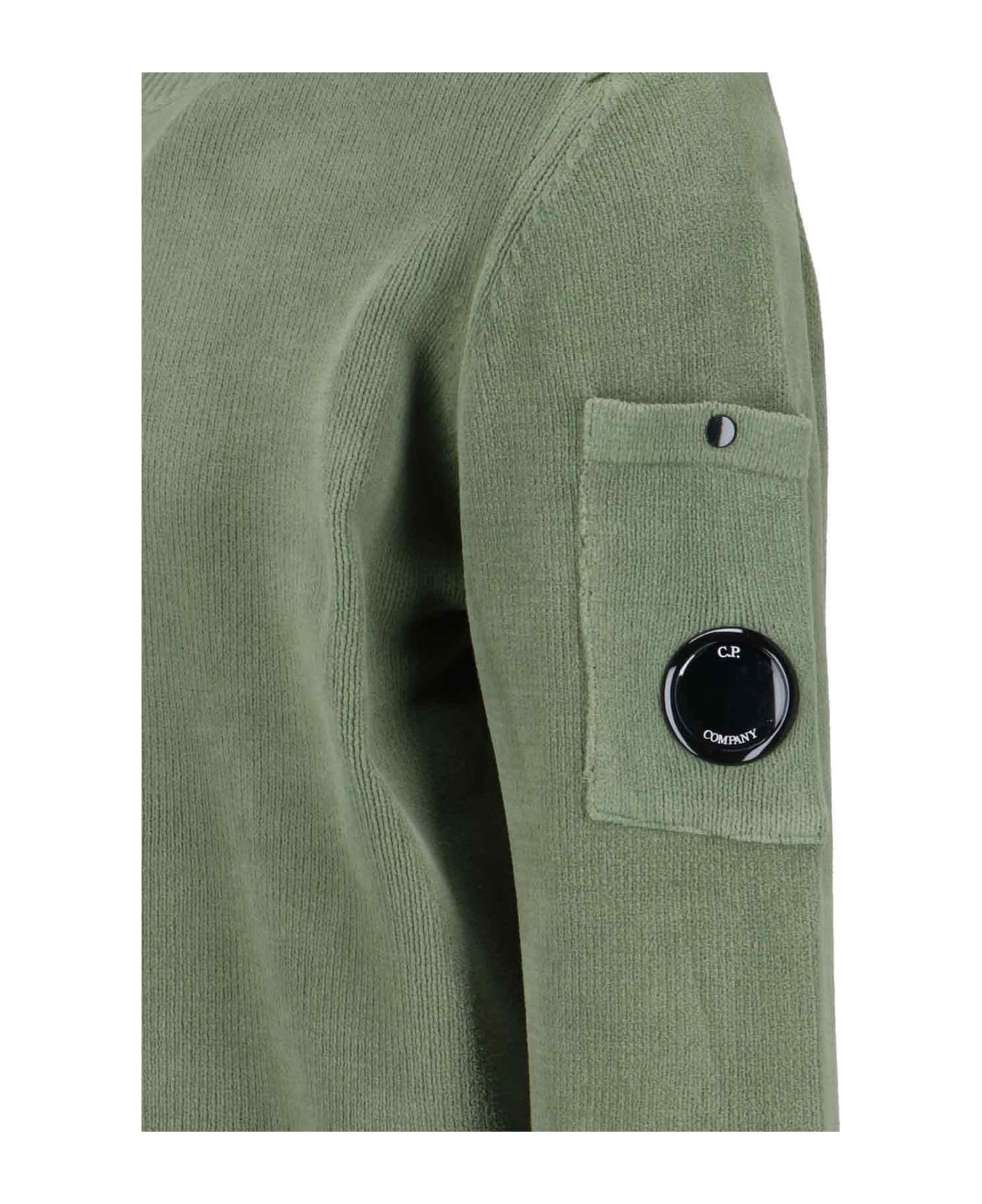 C.P. Company Chenille Sweater - Green