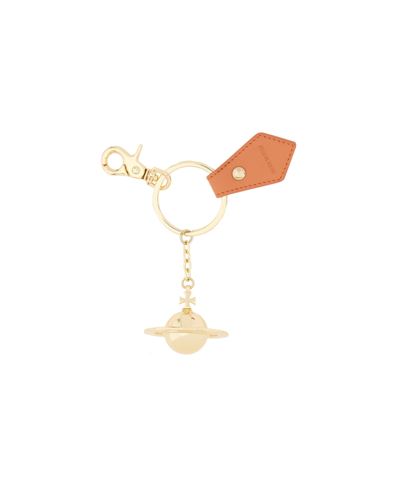 Vivienne Westwood 3d Orb Keychain - GOLD