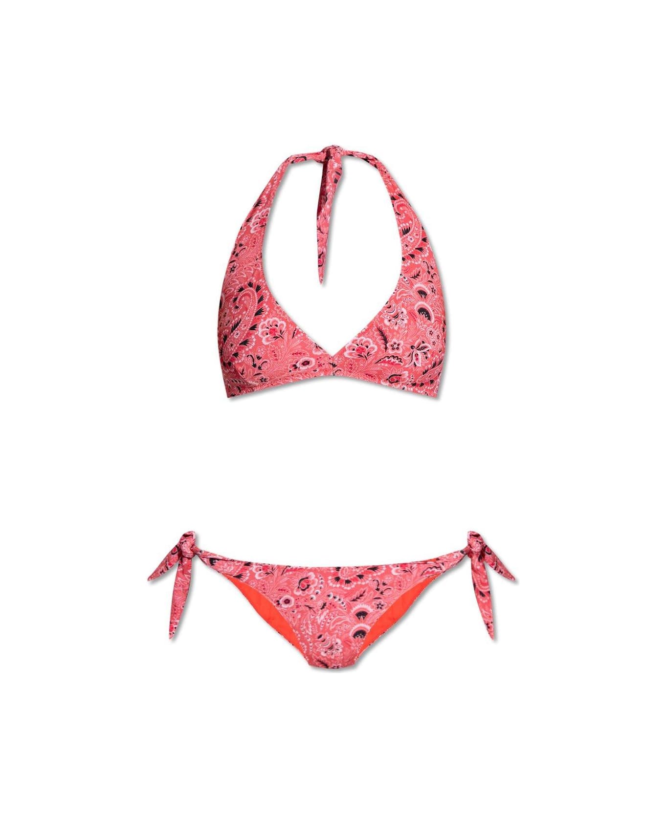 Etro Paisley-print Bikini Set - Rosa