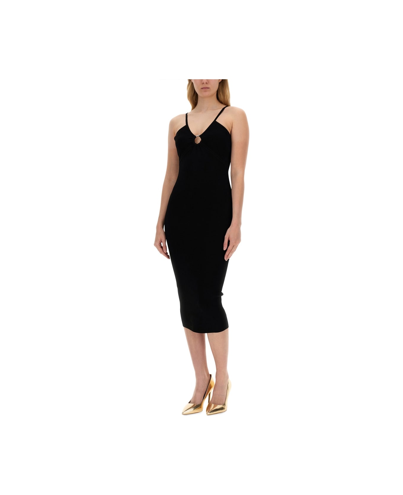 Michael Kors Longuette Dress - BLACK ワンピース＆ドレス