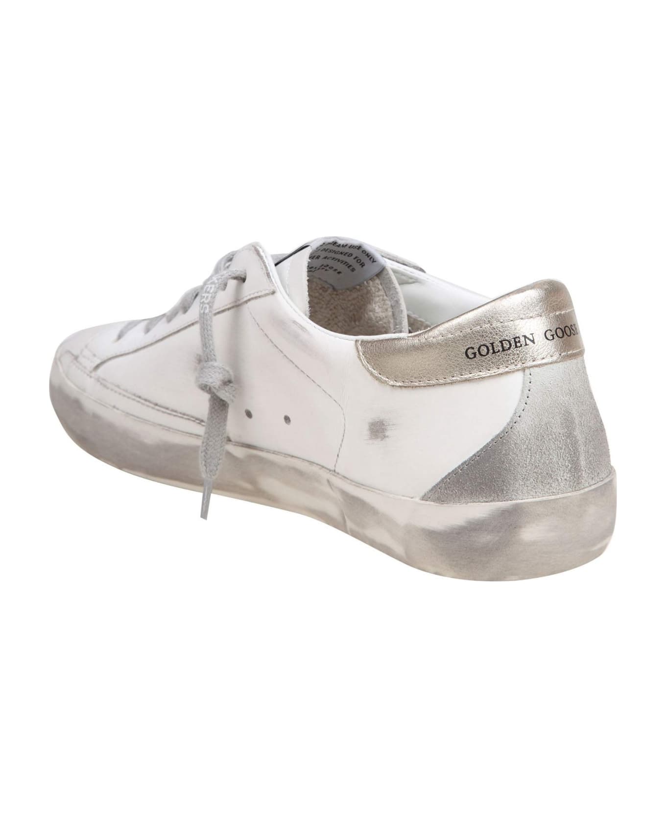 Golden Goose Super Star Sneakers - White/red