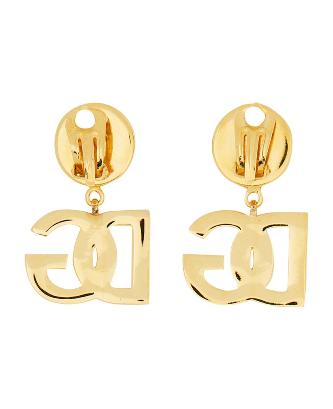 Dolce & Gabbana Dg Logo Clip-on Earrings - ORO