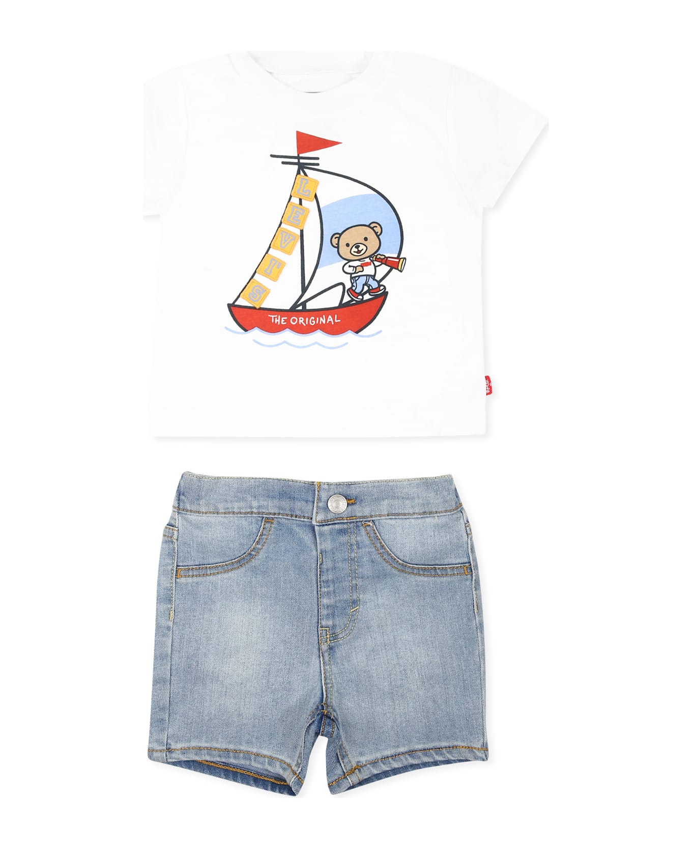 Levi
s Multicolor Suit For Baby Boy With Bear - Multicolor