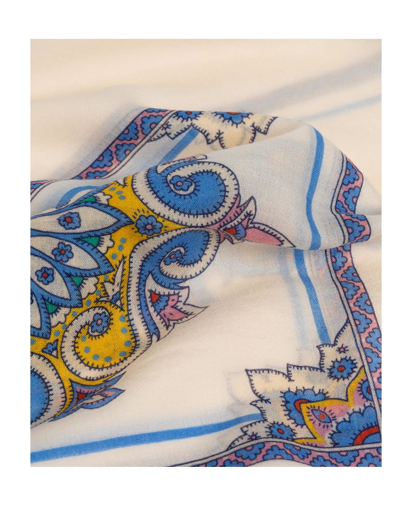 Etro Scarf - Gnawed Blue