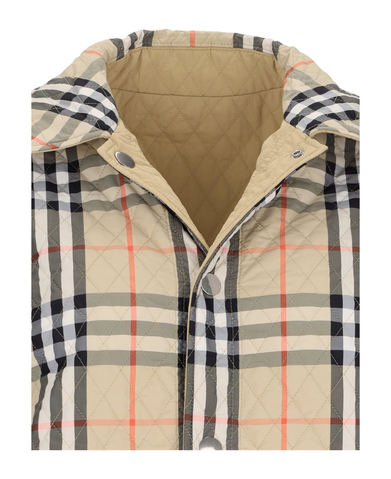 Burberry Reversible Single-breasted Jacket - Beige