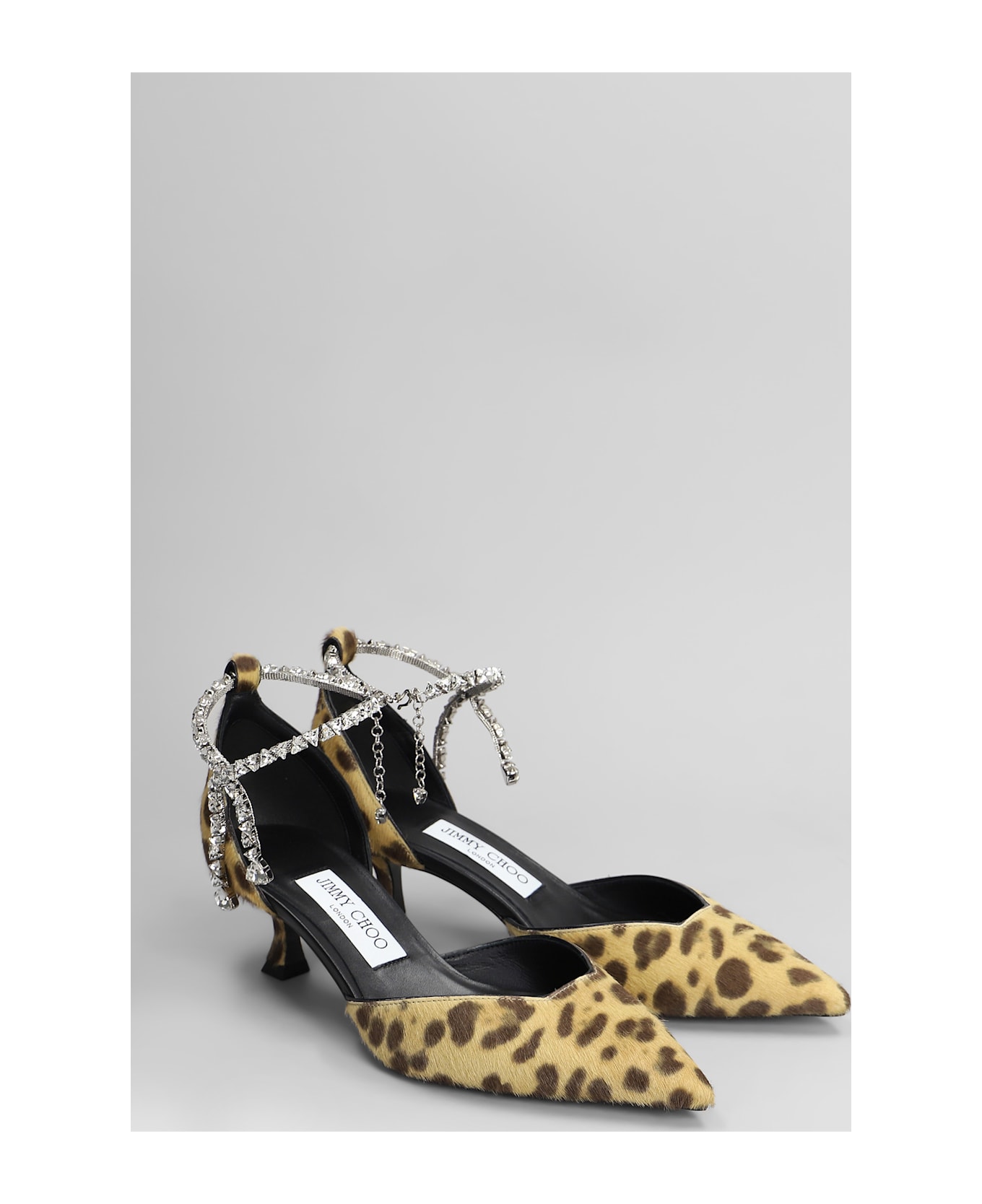 Jimmy Choo Stevie 50 Pumps In Animalier Pony Skin - Animalier