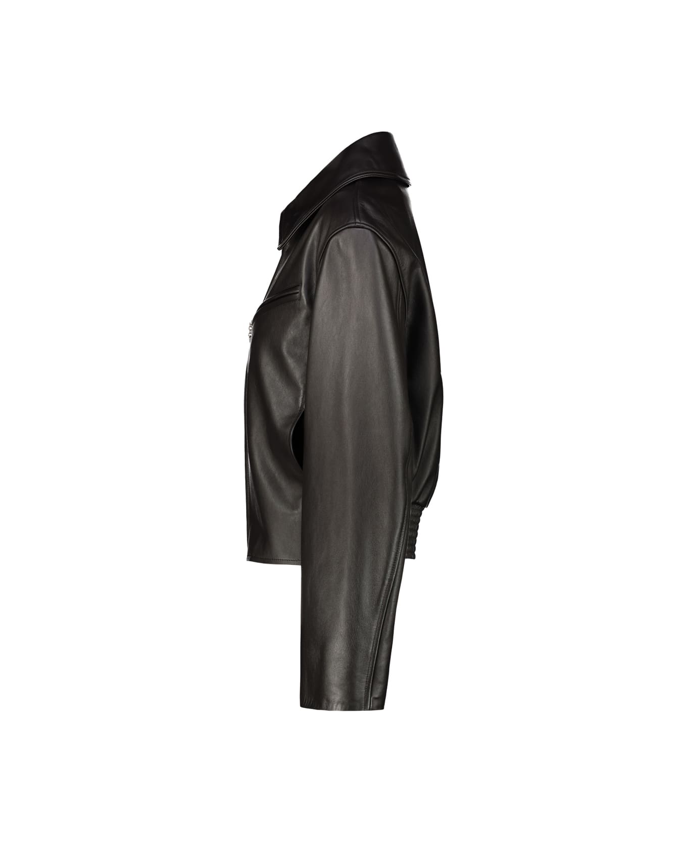 Lemaire Boxy Leather Blouson - Moka