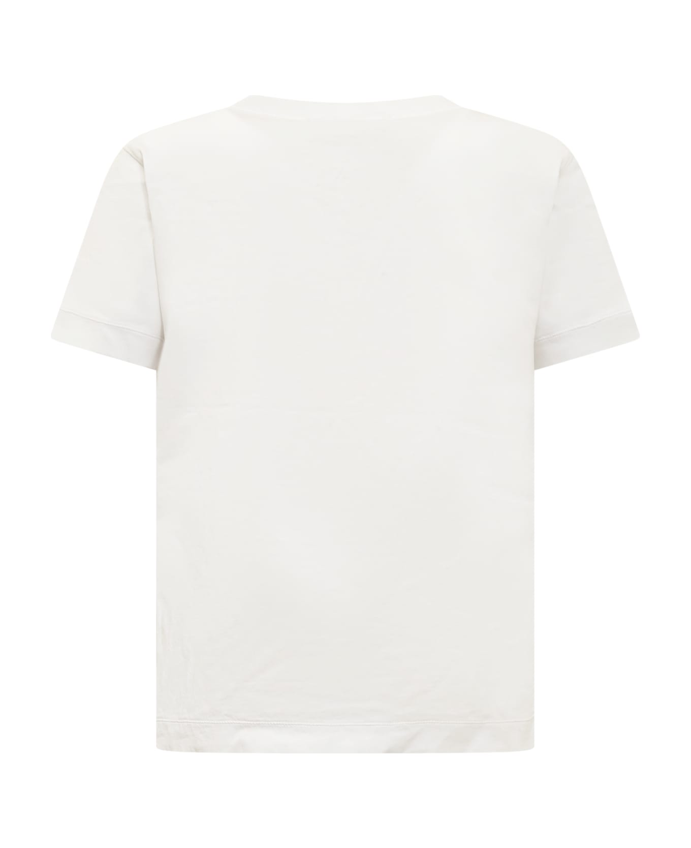 Stone Island Junior T-shirt With Logo - IVORY Tシャツ＆ポロシャツ