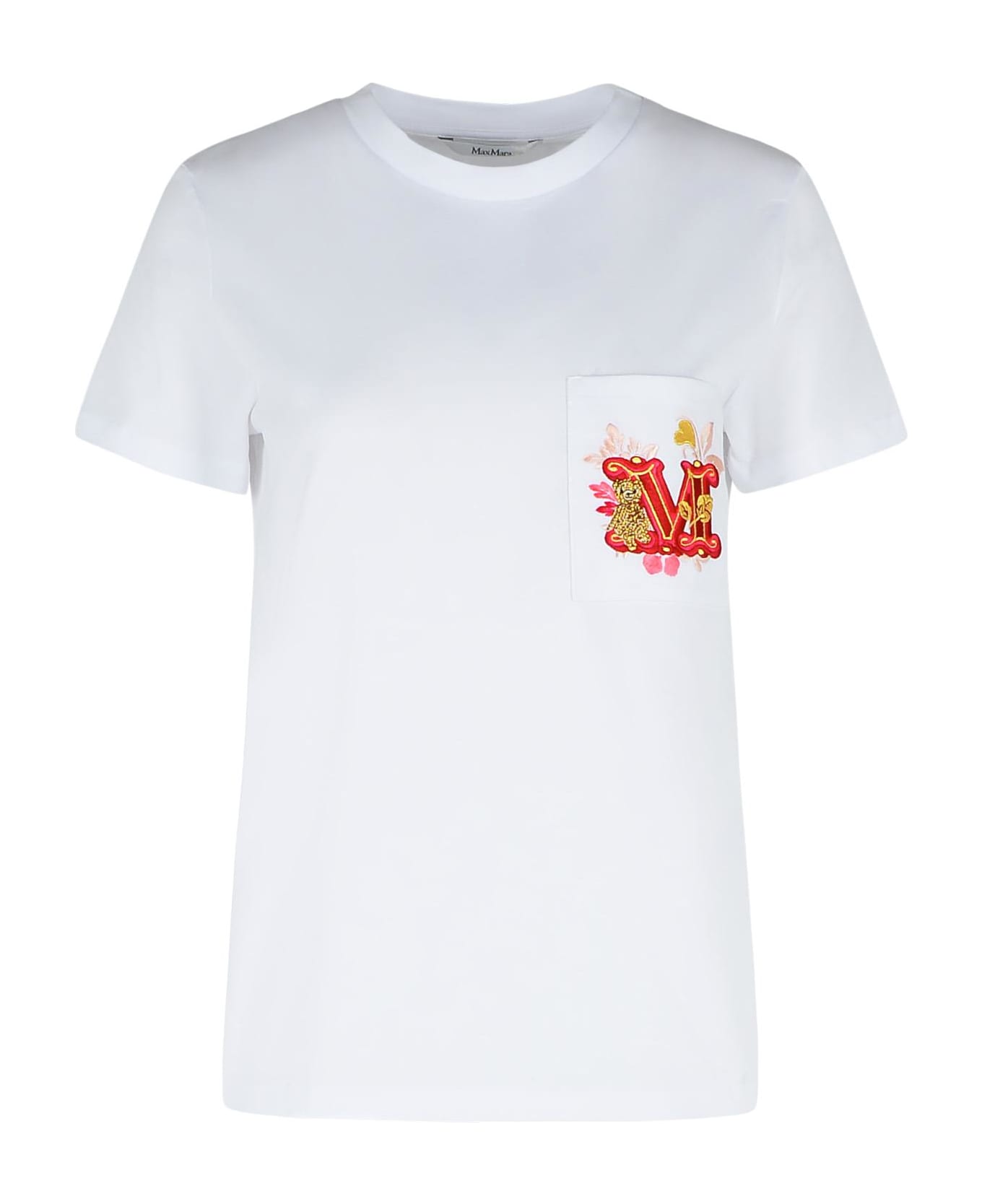 Max Mara 
nunzio
 White Cotton T-shirt - White