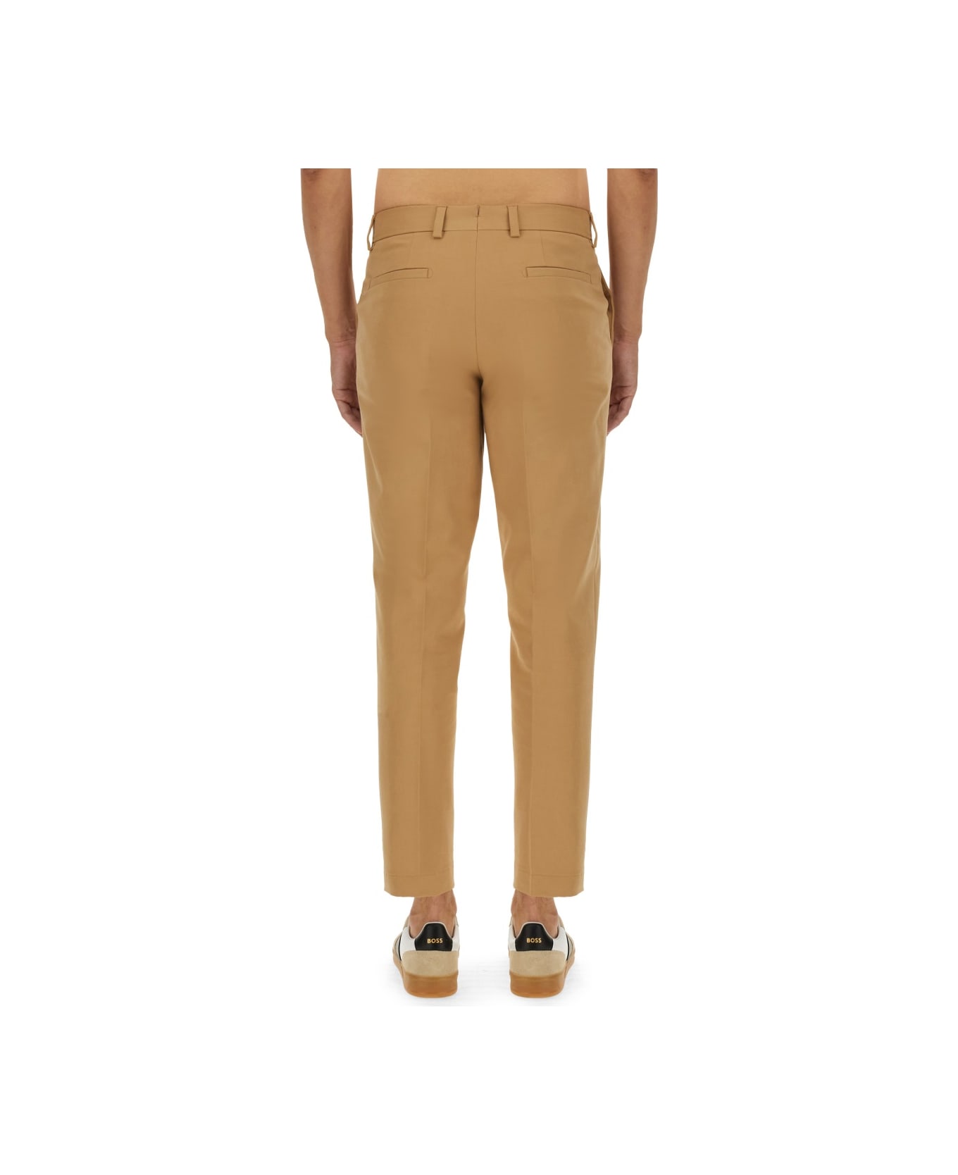 Hugo Boss Regular Fit Pants - BEIGE