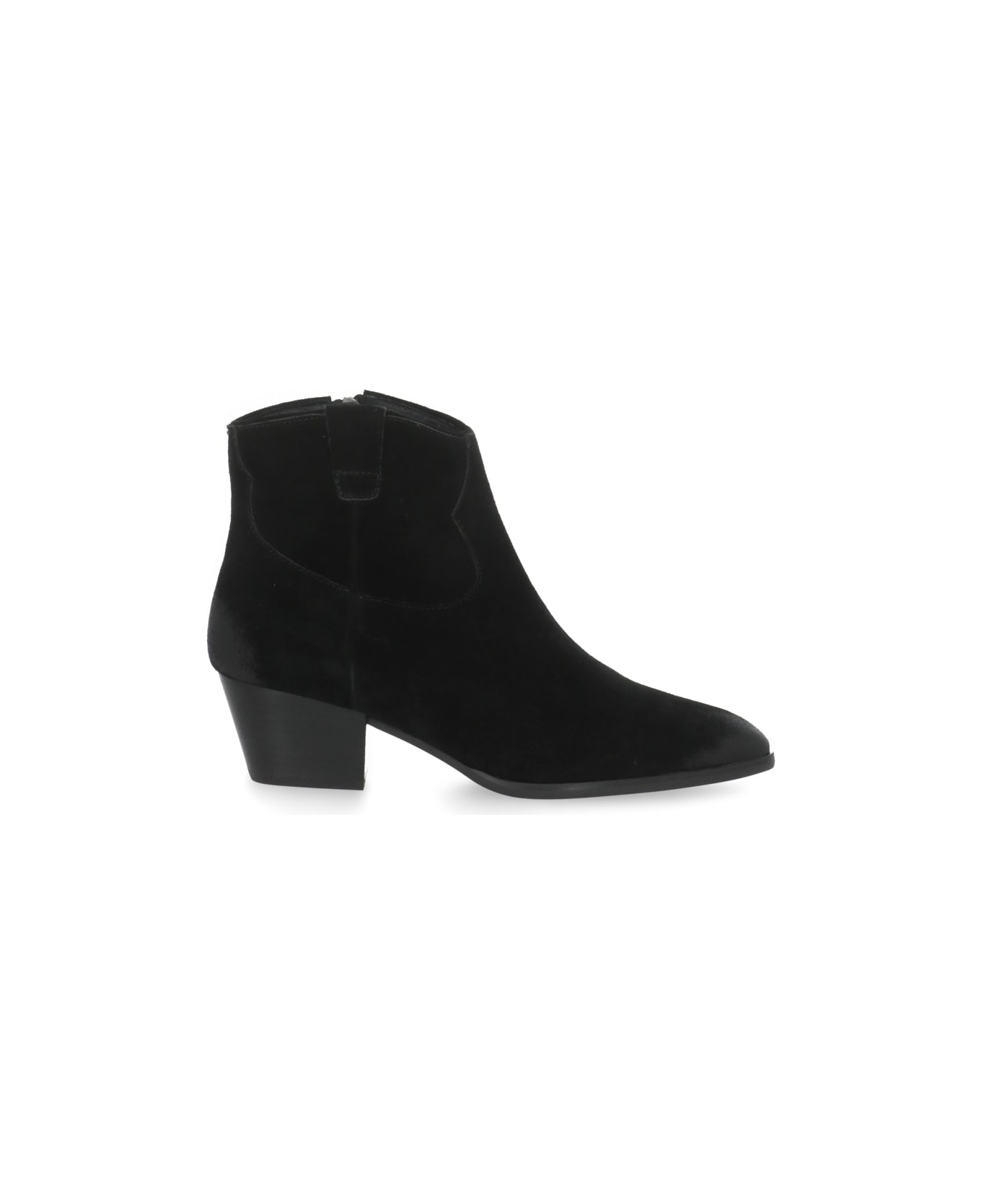Ash Fame Ankle Boots - Black