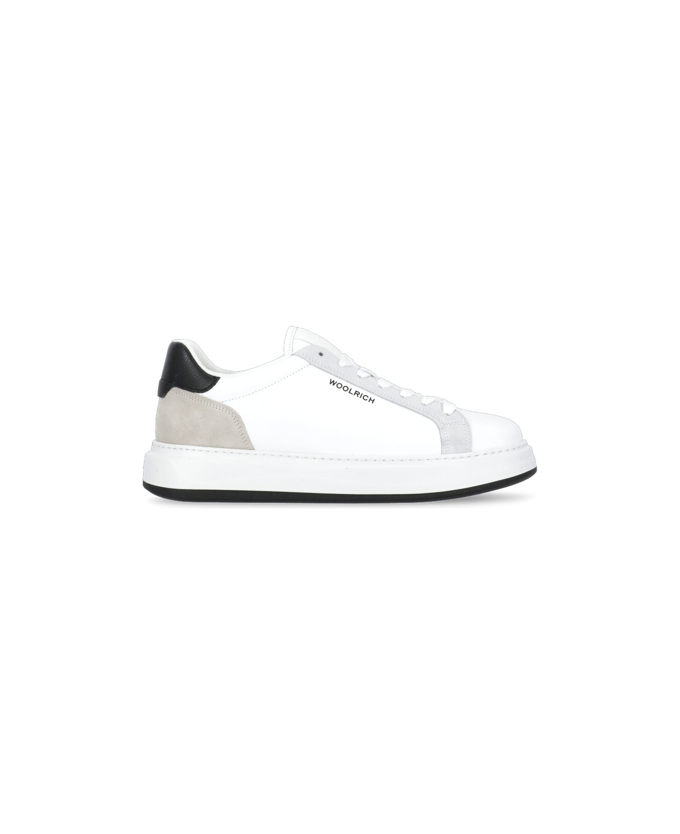 Woolrich 'arrow' Leather Sneakers - White