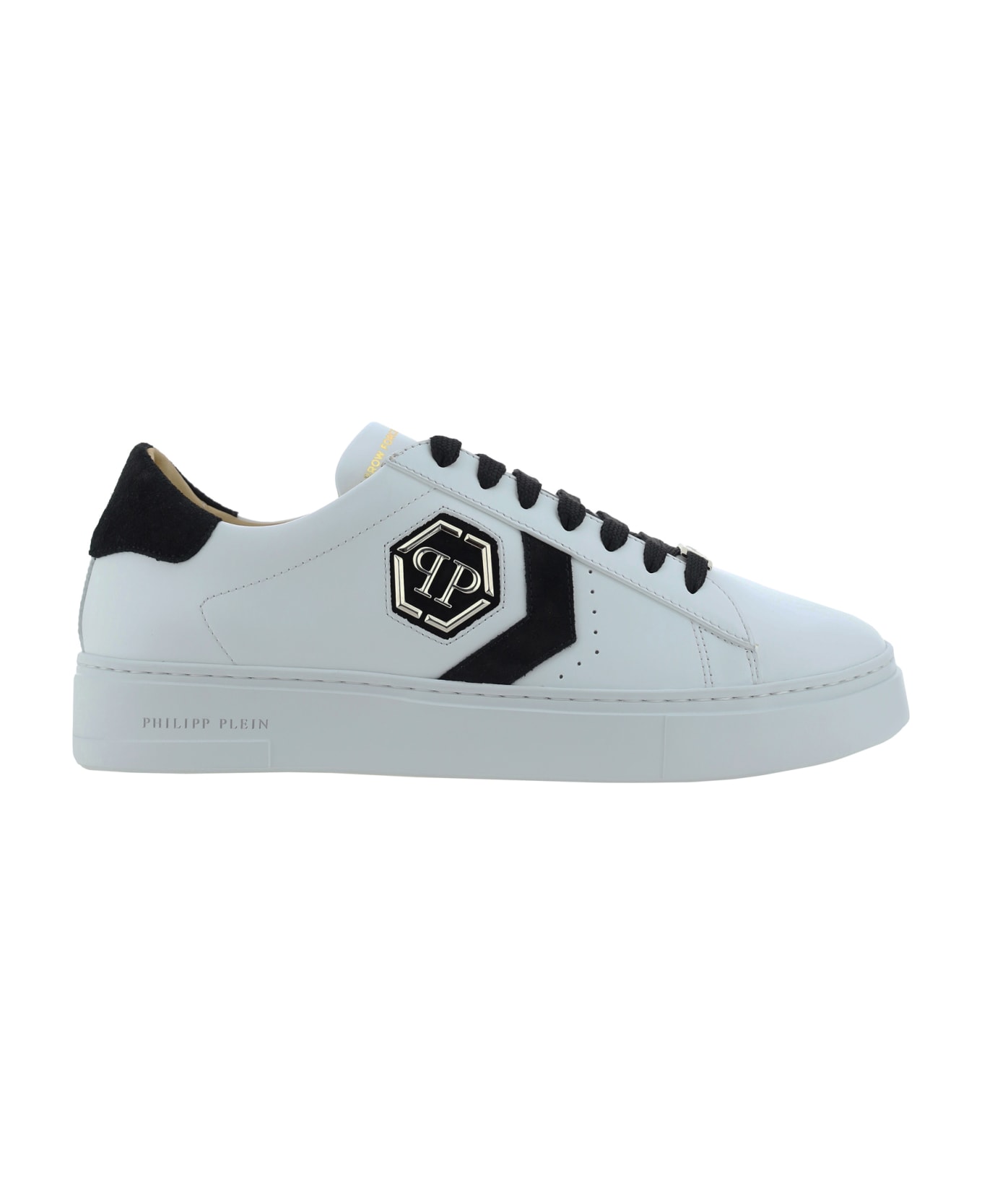 スニーカー PHILIPP PLEIN Men Sneakers FADS MSC3998 PLE005N0101 WHITE Philipp Plein Lo Top Sneakers | italist