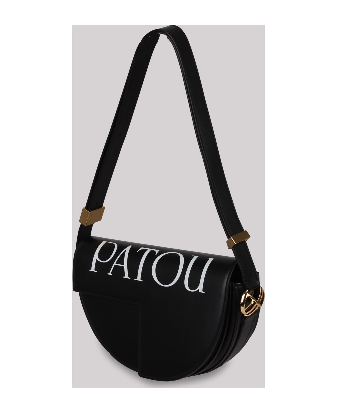 Patou Logo-print Leather Bag